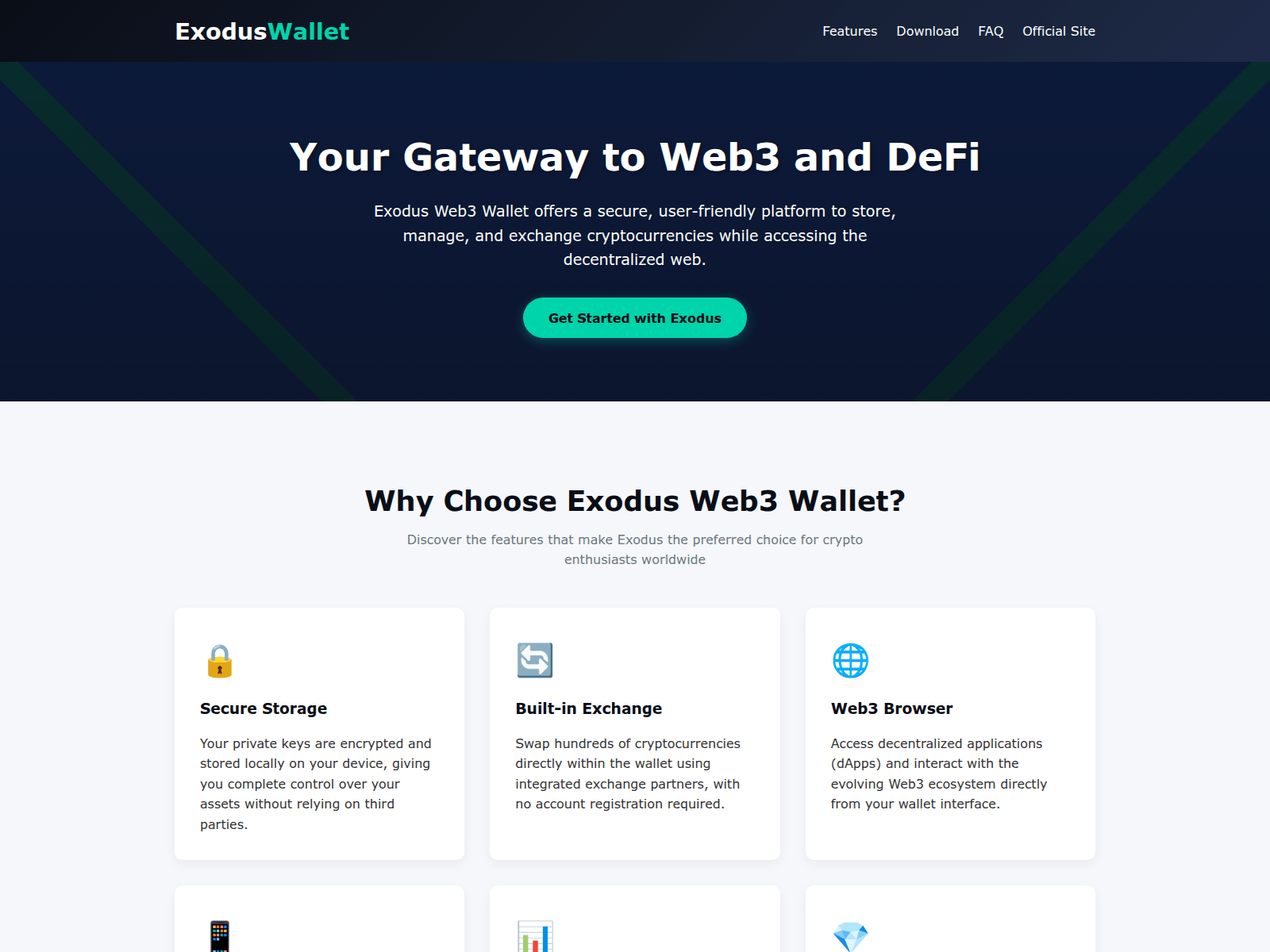 Screenshot of help-web3-exodus.pages.dev