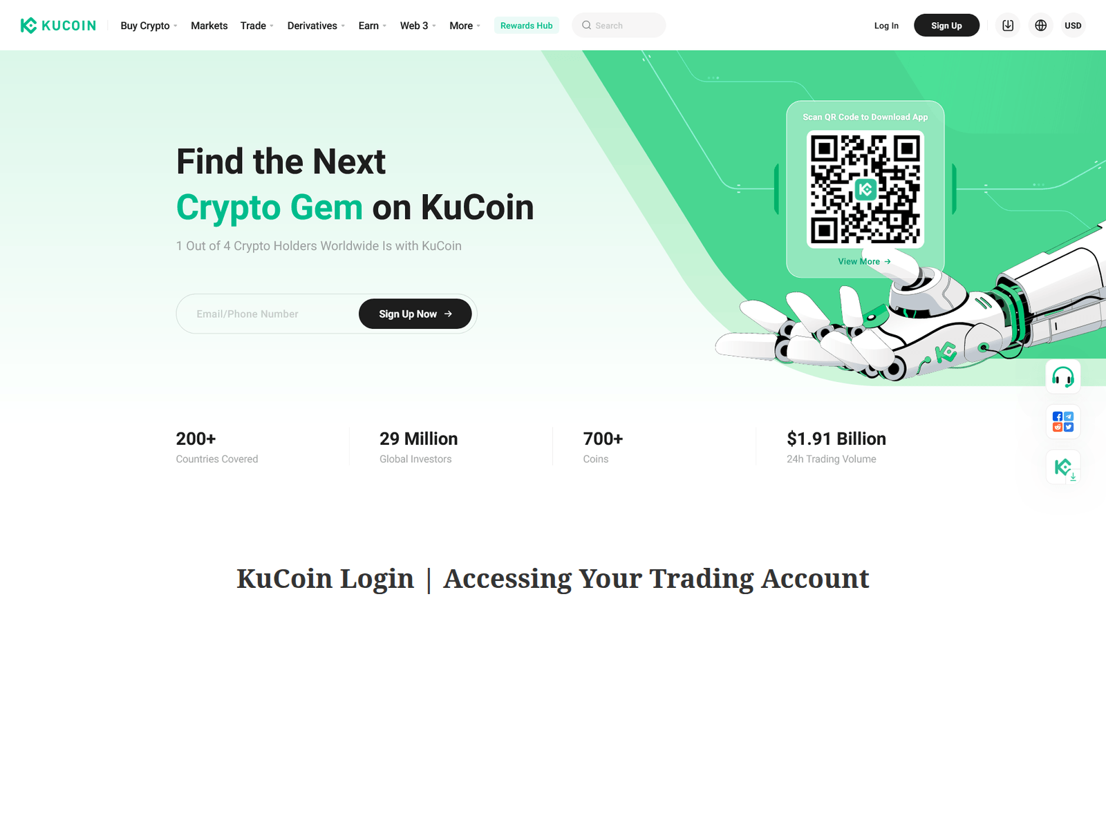 Screenshot of kucoinlogistation.webflow.io