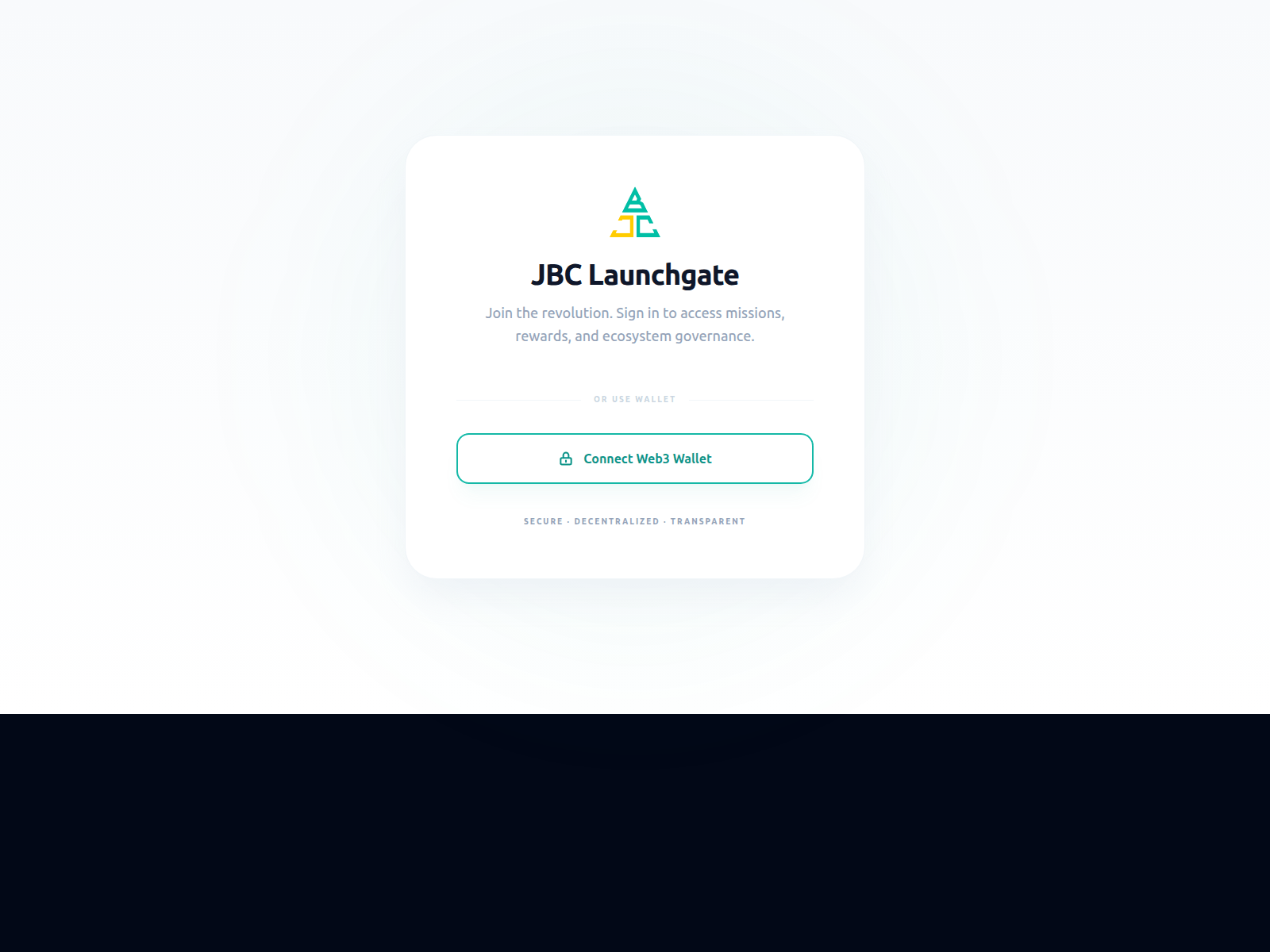 Screenshot of jbcfinance-launchgate.pages.dev