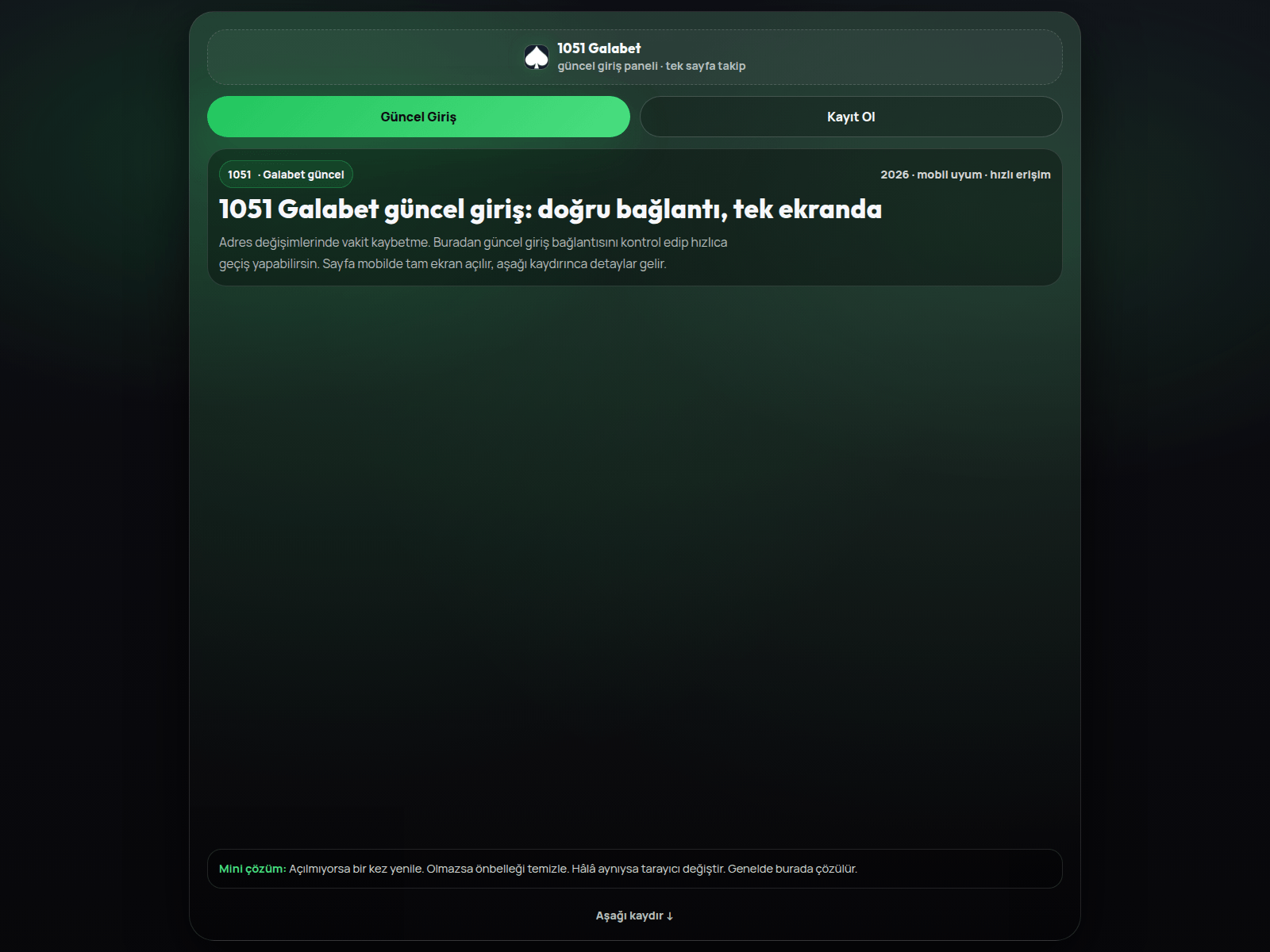 Screenshot of tr.galabet1051resmi.vip