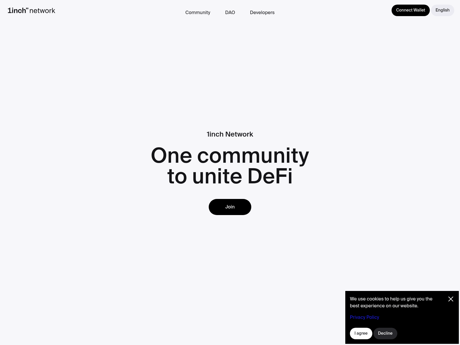 Screenshot of 1inch-network-dhs.pages.dev