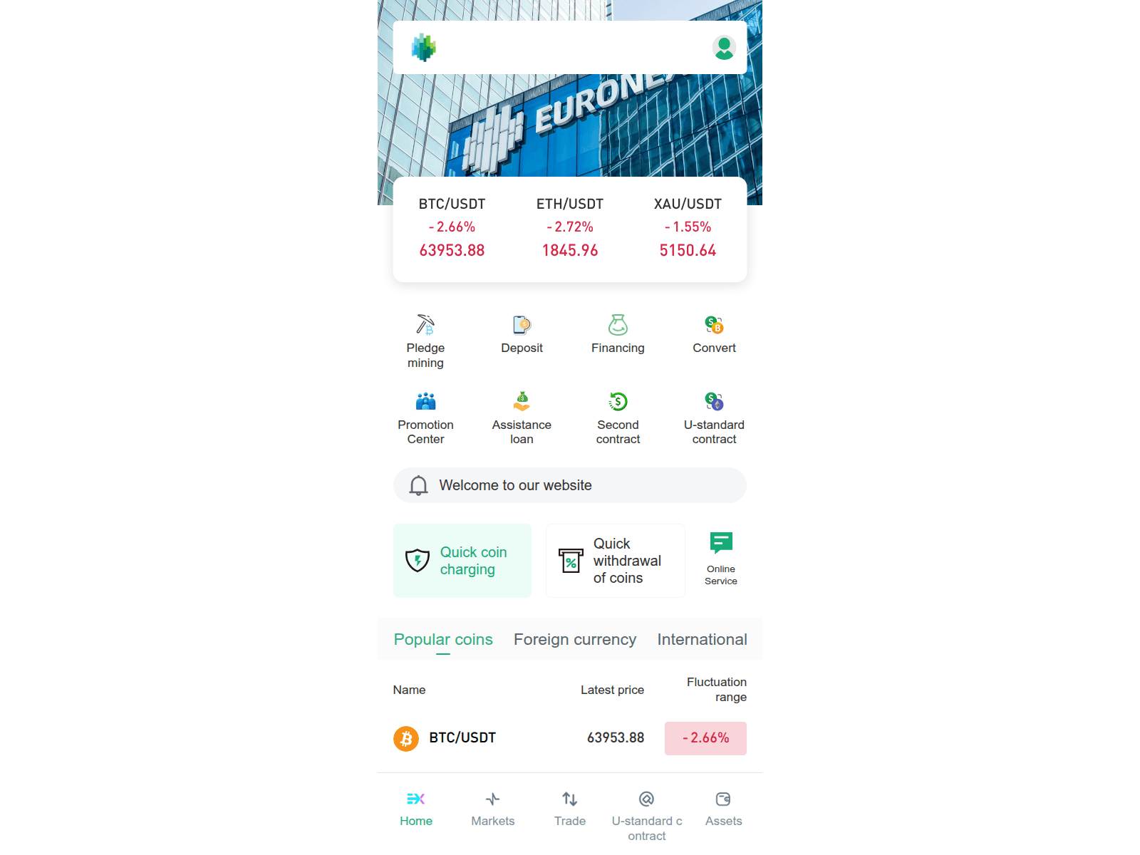 Screenshot of euronextsim.com