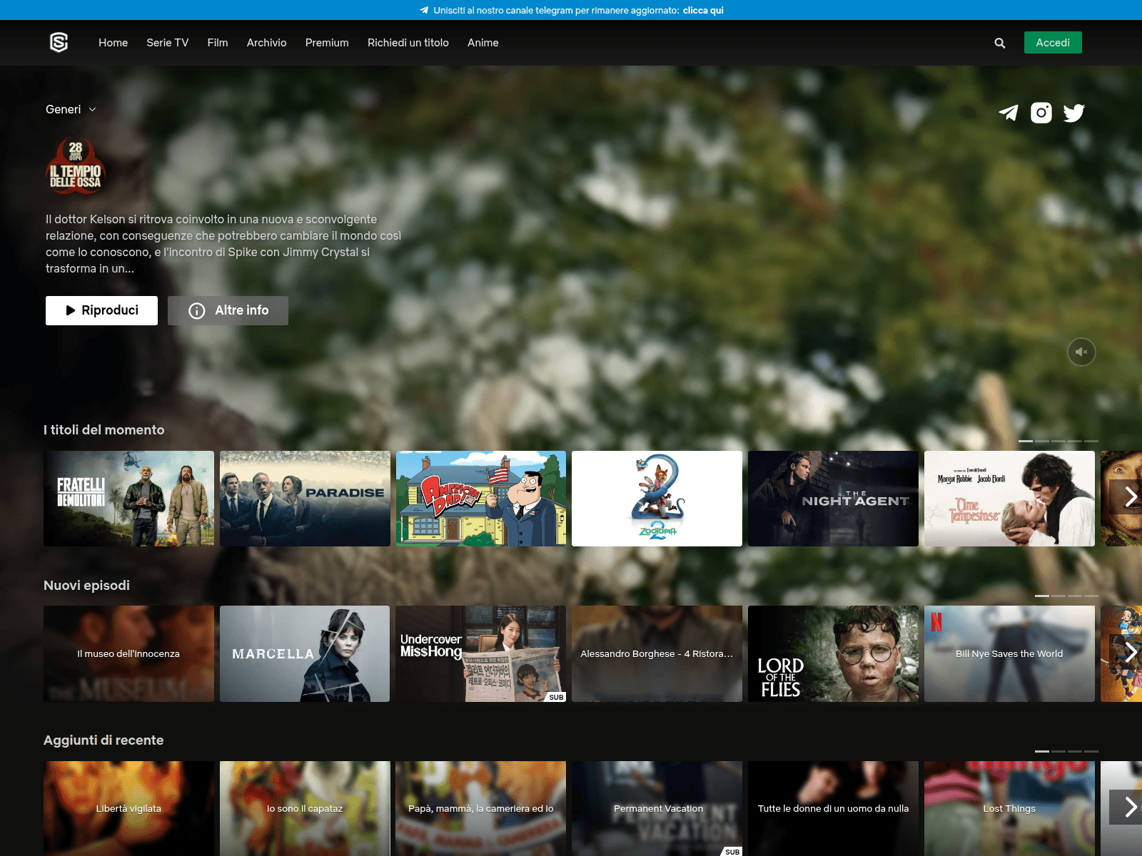 Screenshot of streaming-community.today