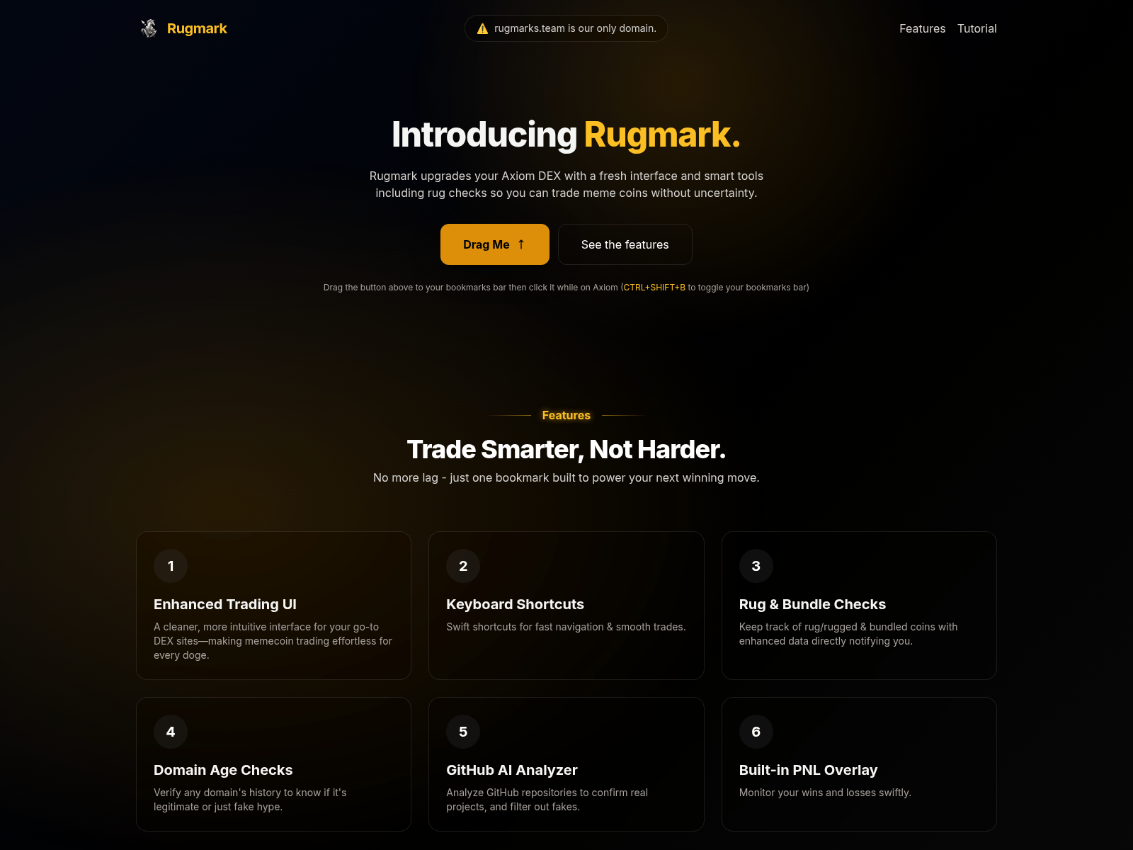 Screenshot of rugmarks.team