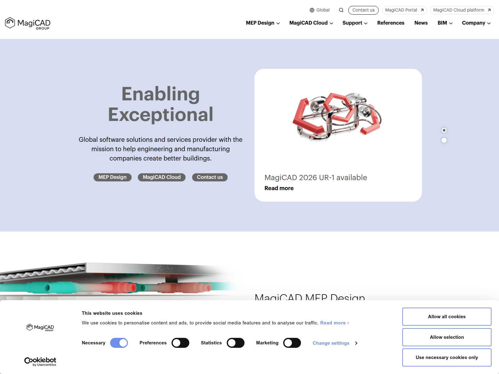 Screenshot of magicad.org
