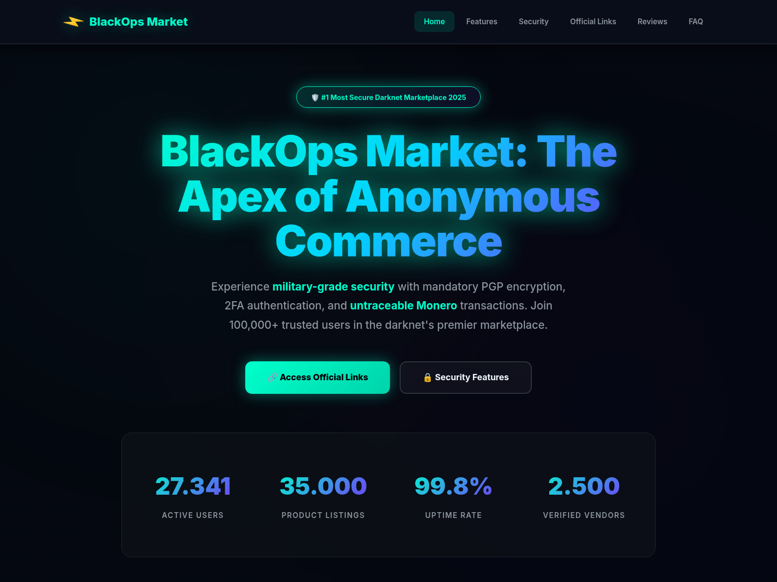 Screenshot of blackops-market.world
