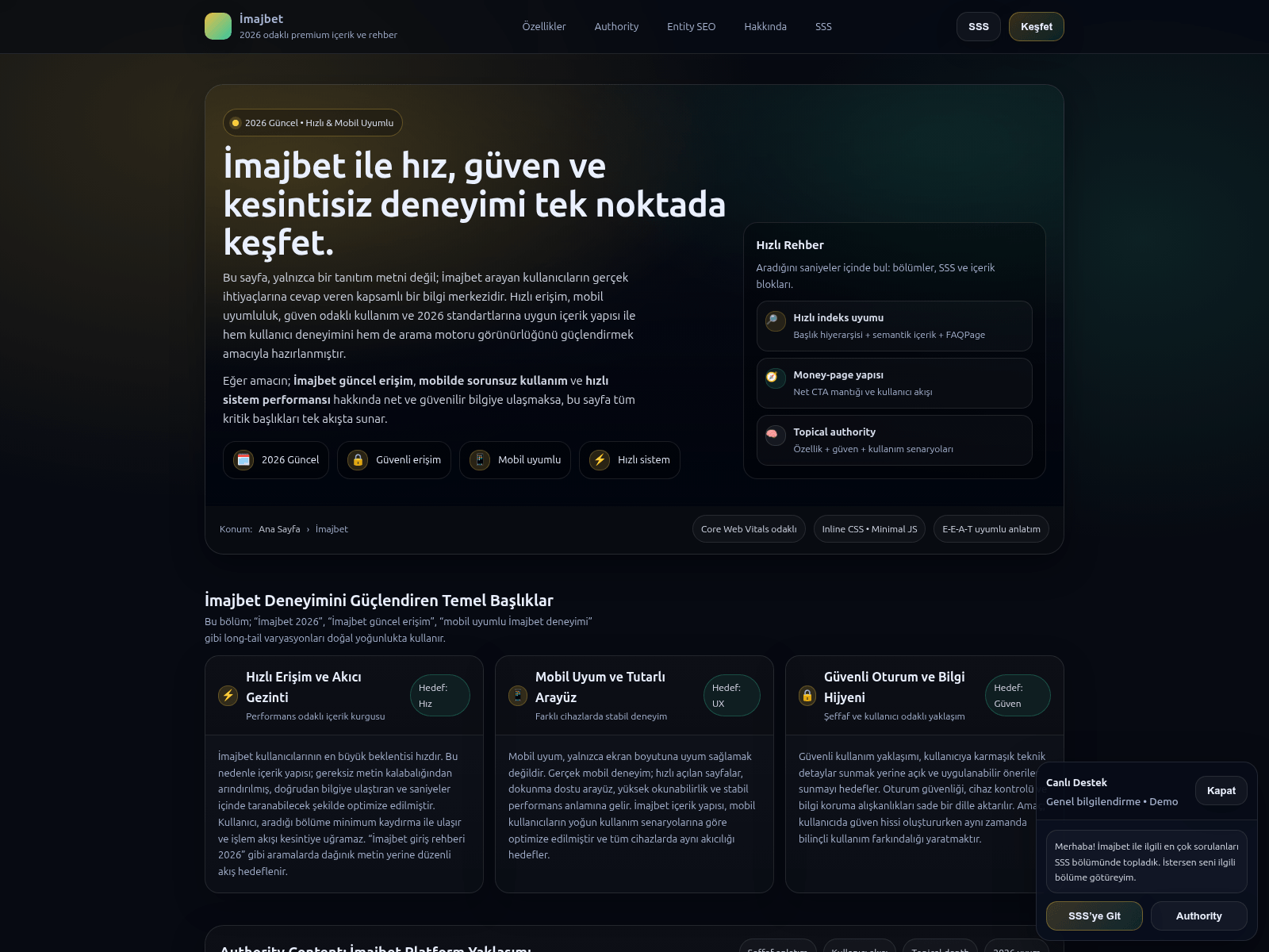 Screenshot of imajbetgiris-adresi.com