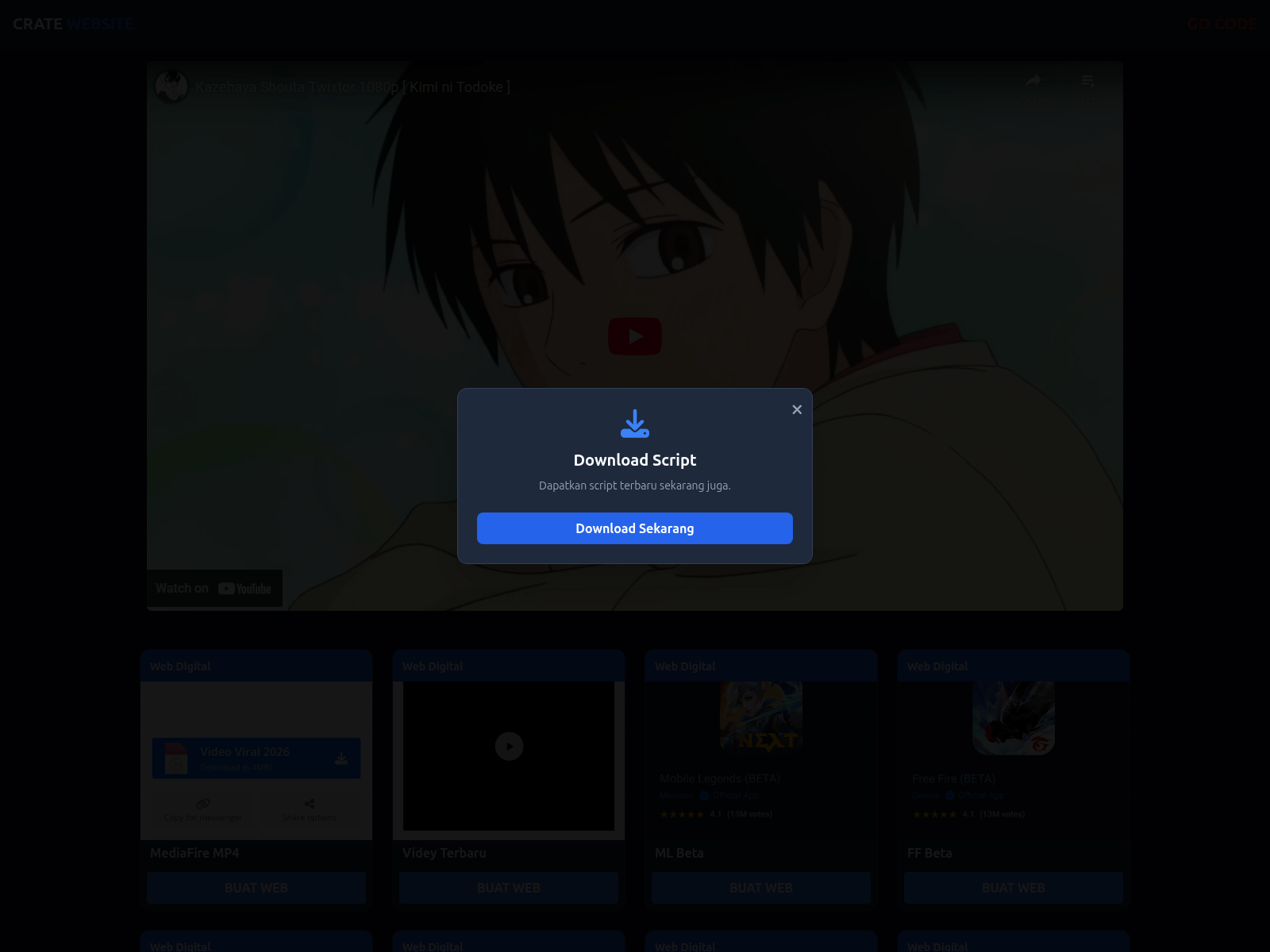 Screenshot of wexz.biz.id