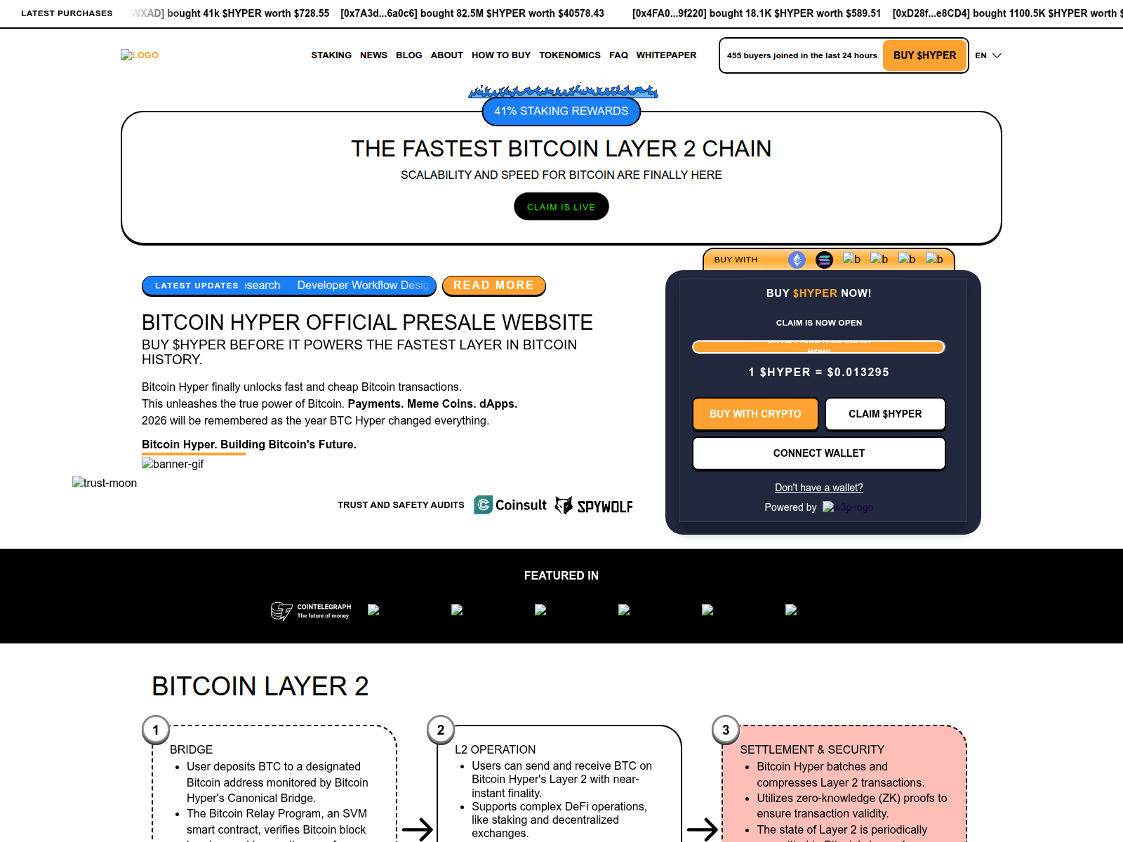 Screenshot of bitcoinhyper-claiming-a3b.pages.dev