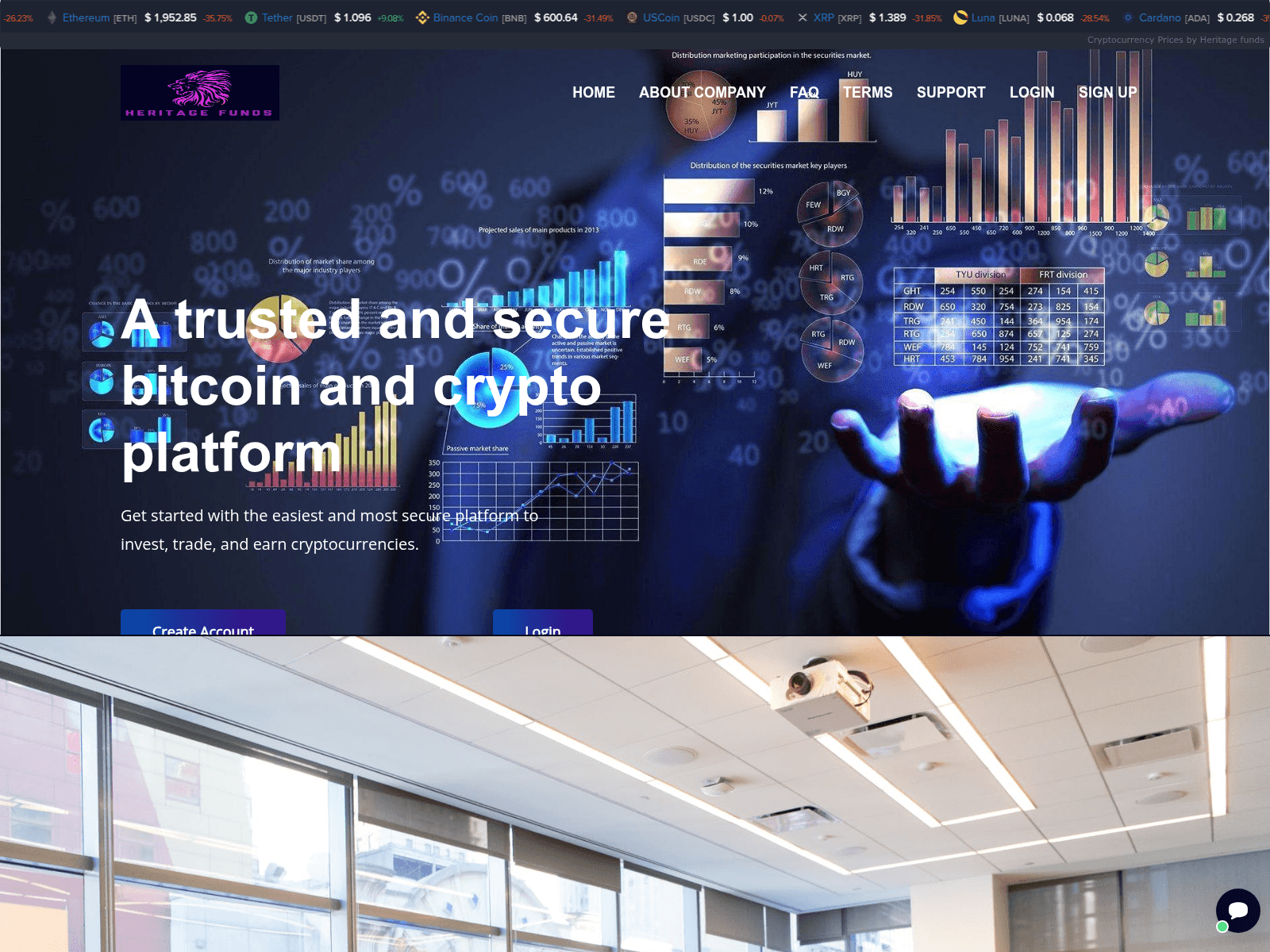 Screenshot of heritagefunds.ltd