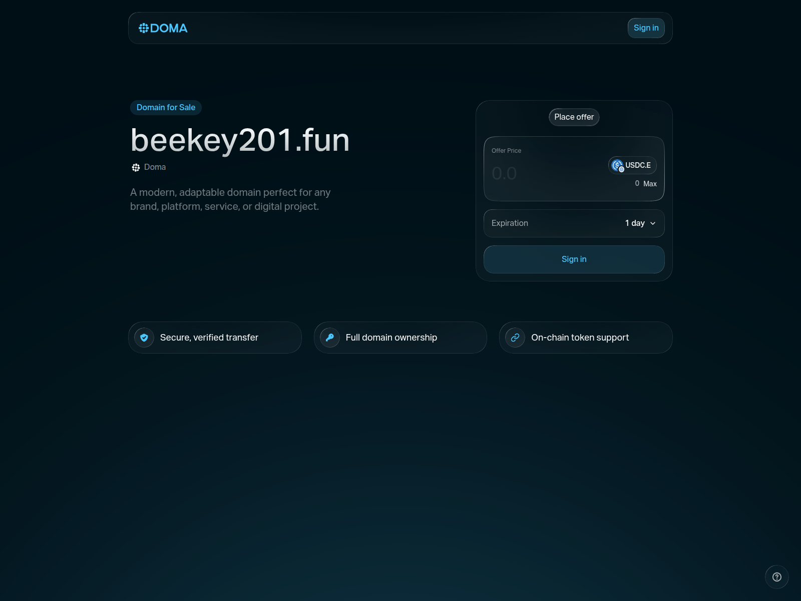 Screenshot of beekey201.fun