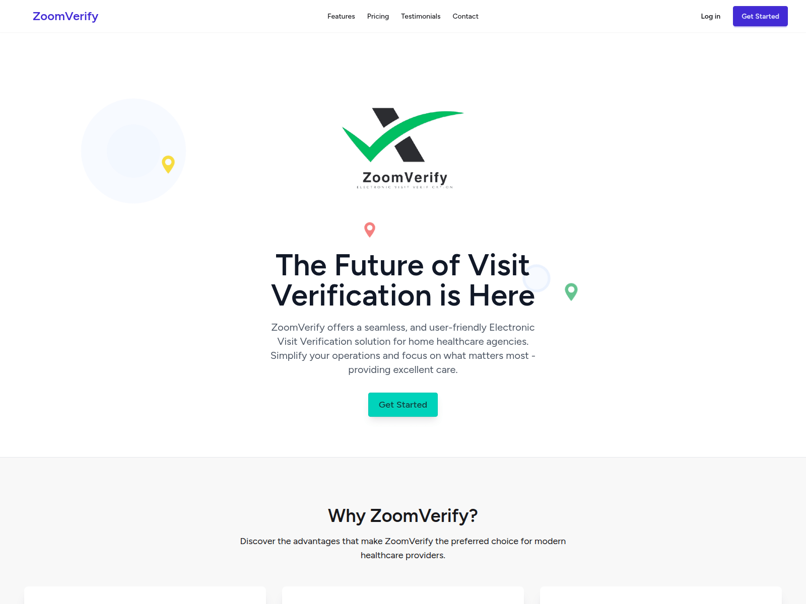 Screenshot of zoomverify.net