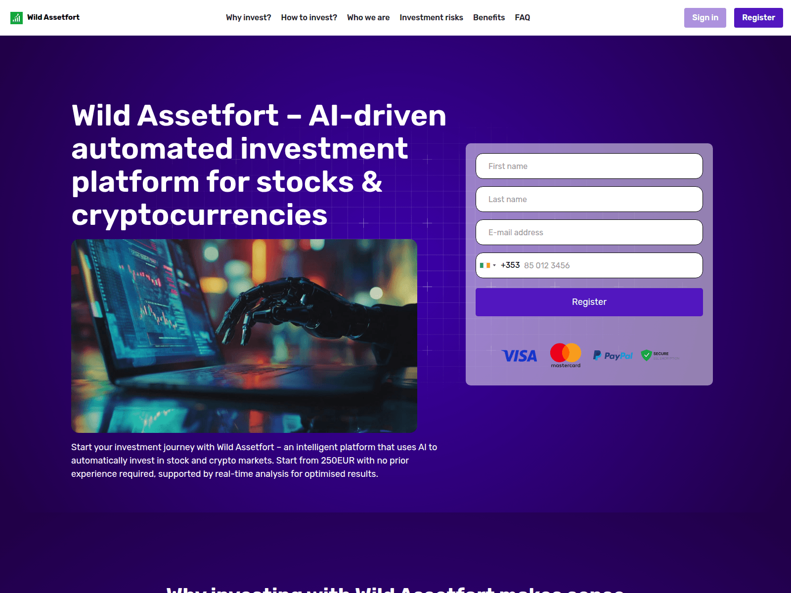 Screenshot of wild-assetfort.com