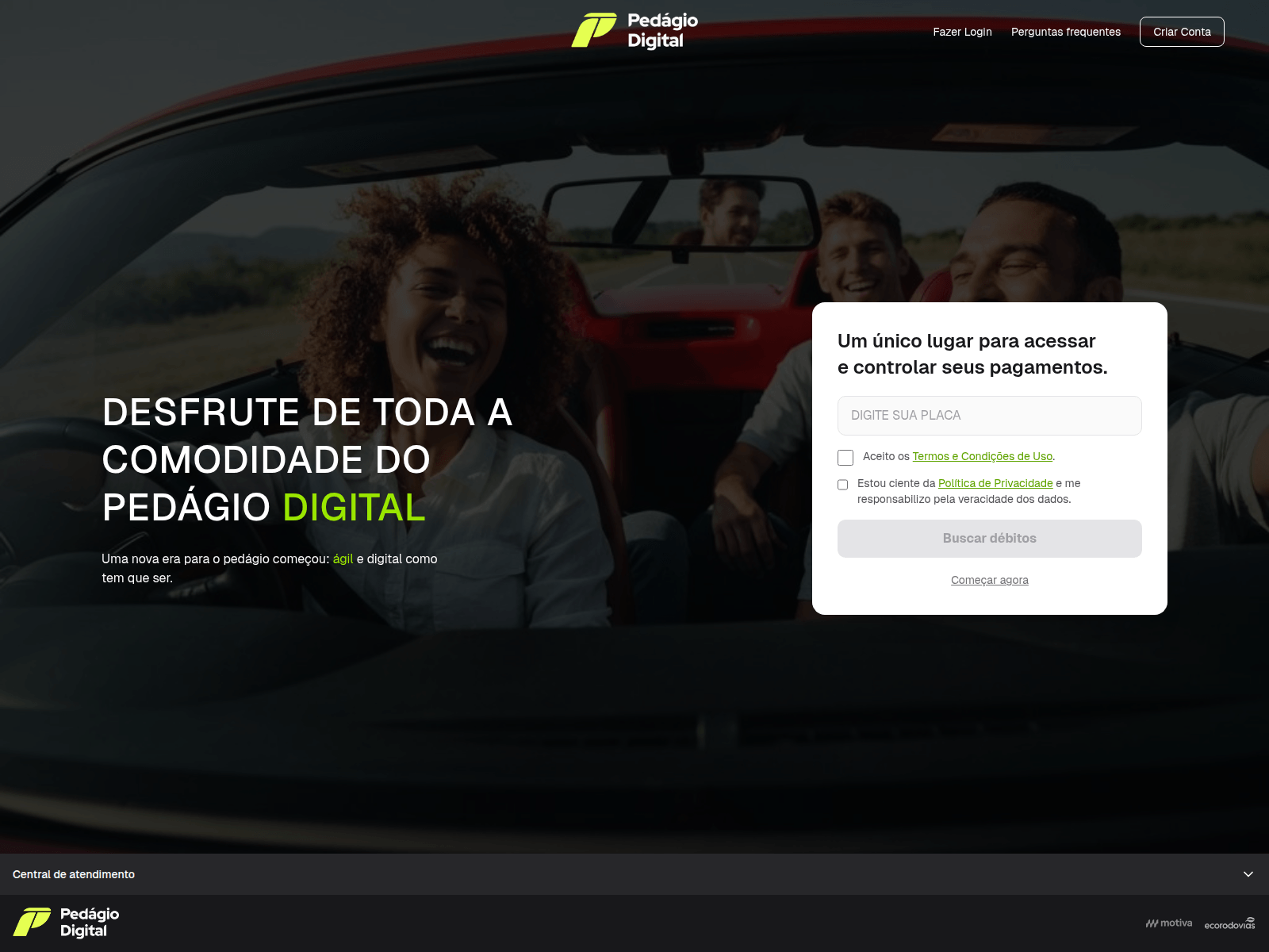 Screenshot of pedagiovirtual.com