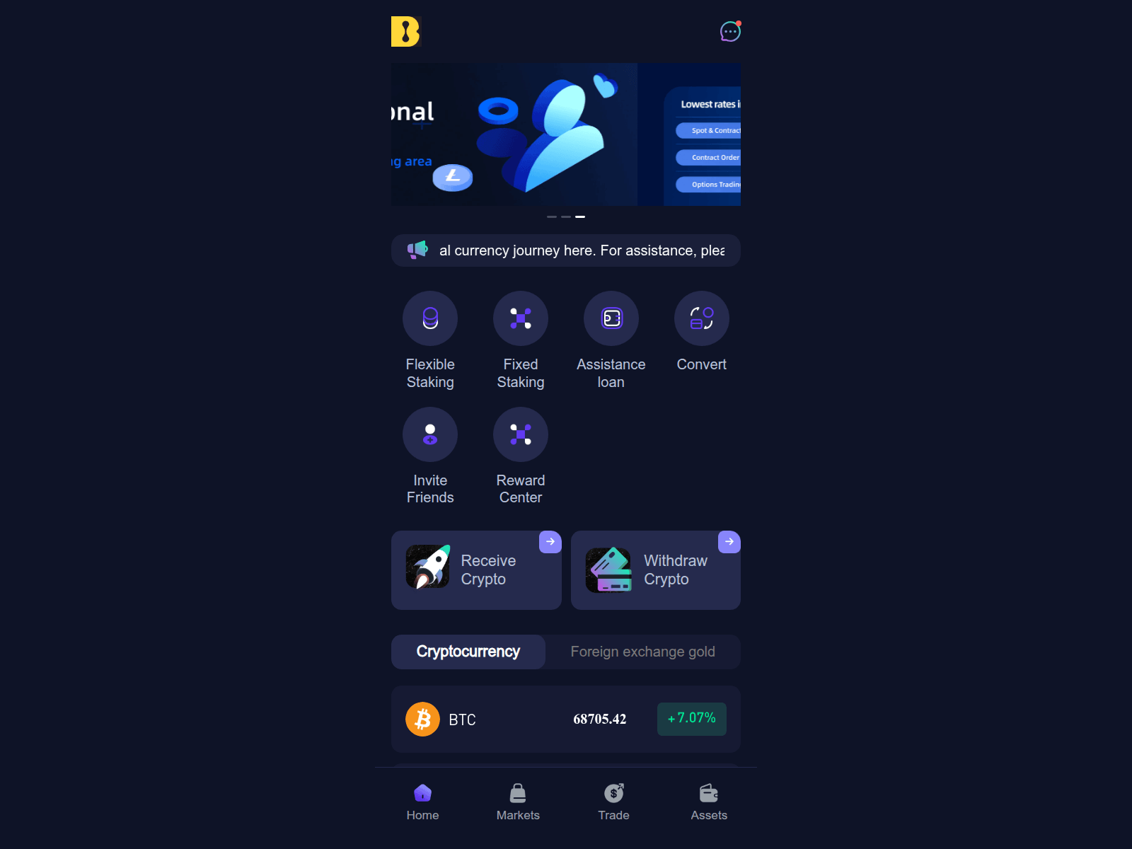 Screenshot of lbank.golf