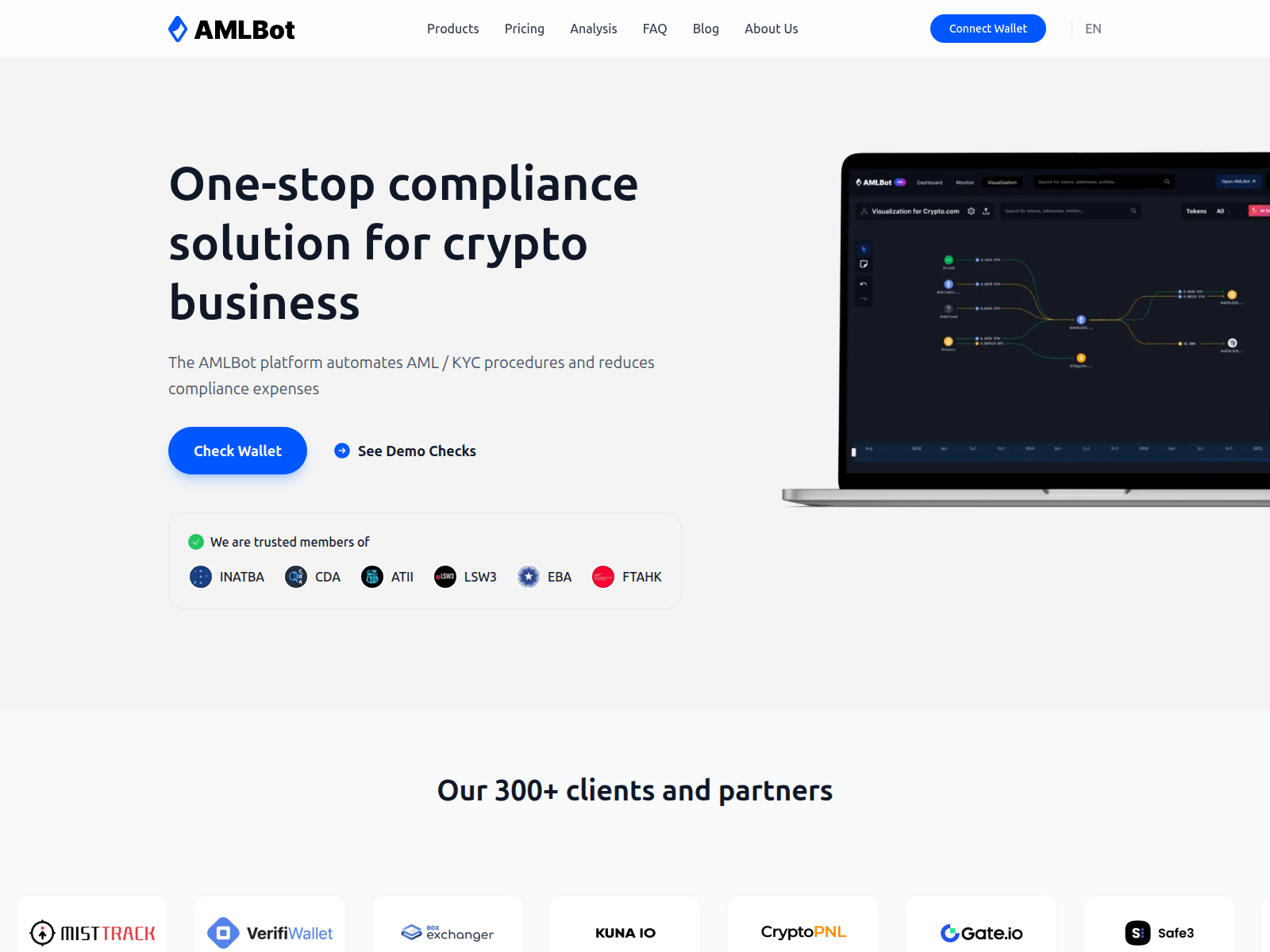Screenshot of aml-analyser.com
