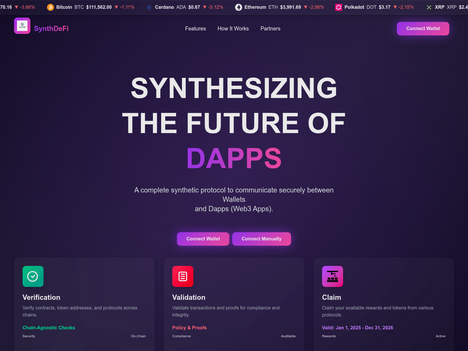 Screenshot of multichaindefiappssolve.pages.dev
