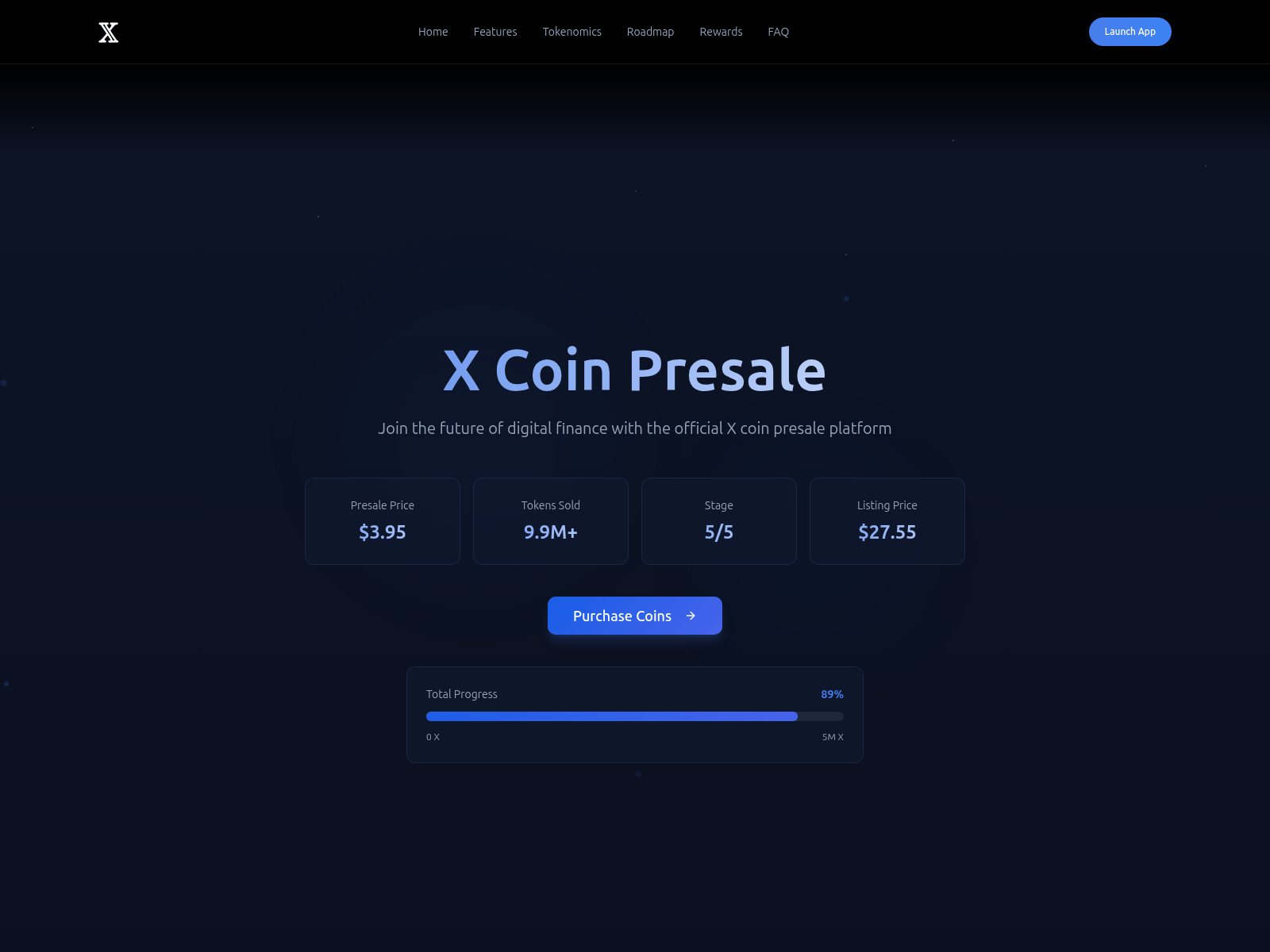 Screenshot of xcomwallet.app