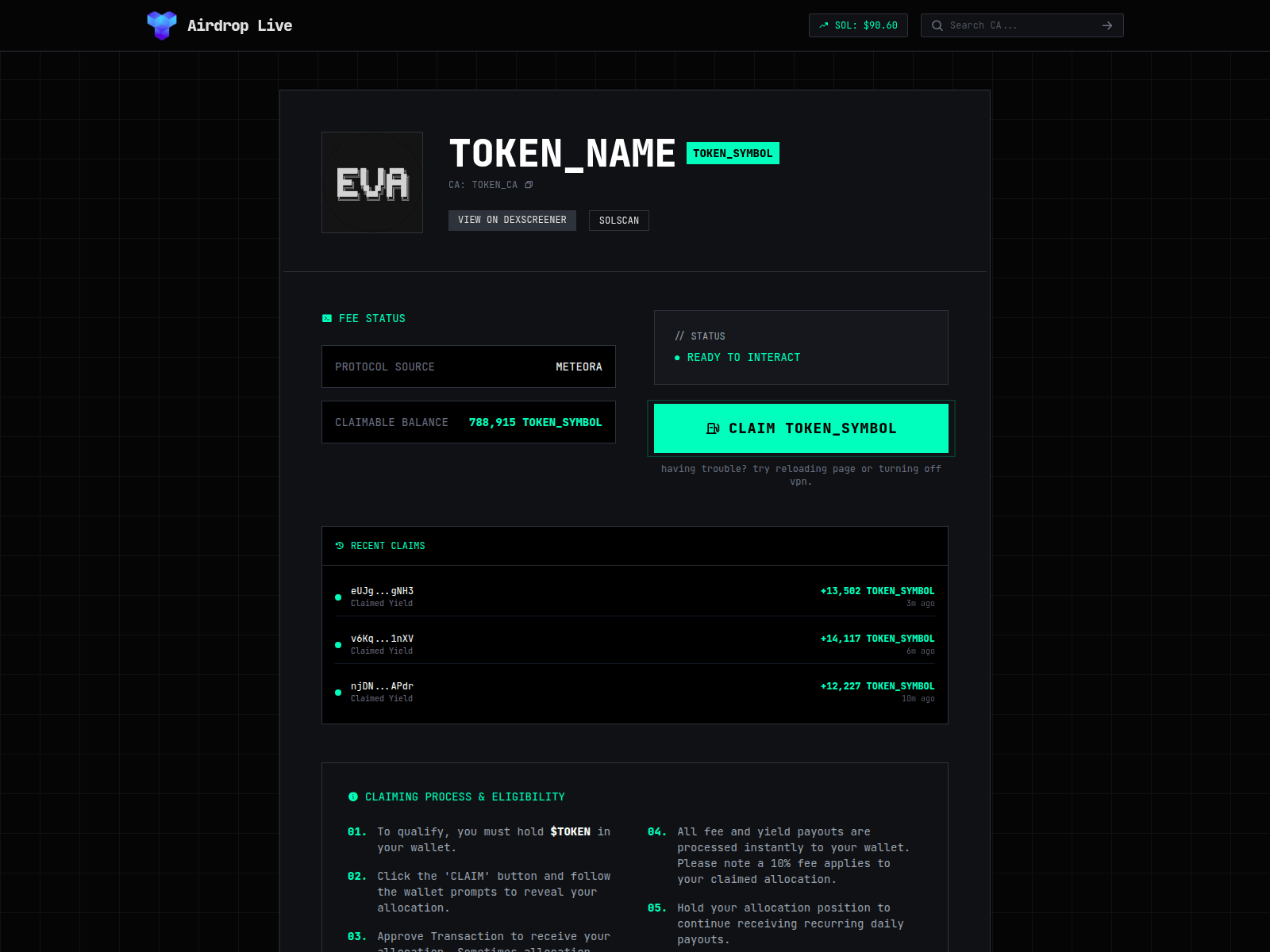 Screenshot of vault-grab.fun