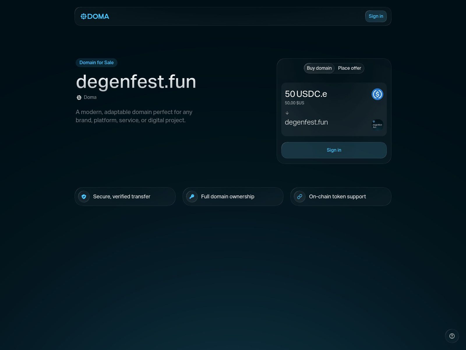 Screenshot of degenfest.fun