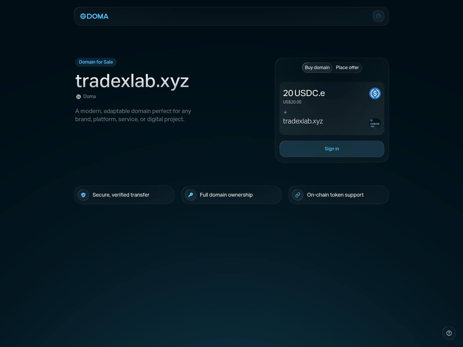 Screenshot of tradexlab.xyz