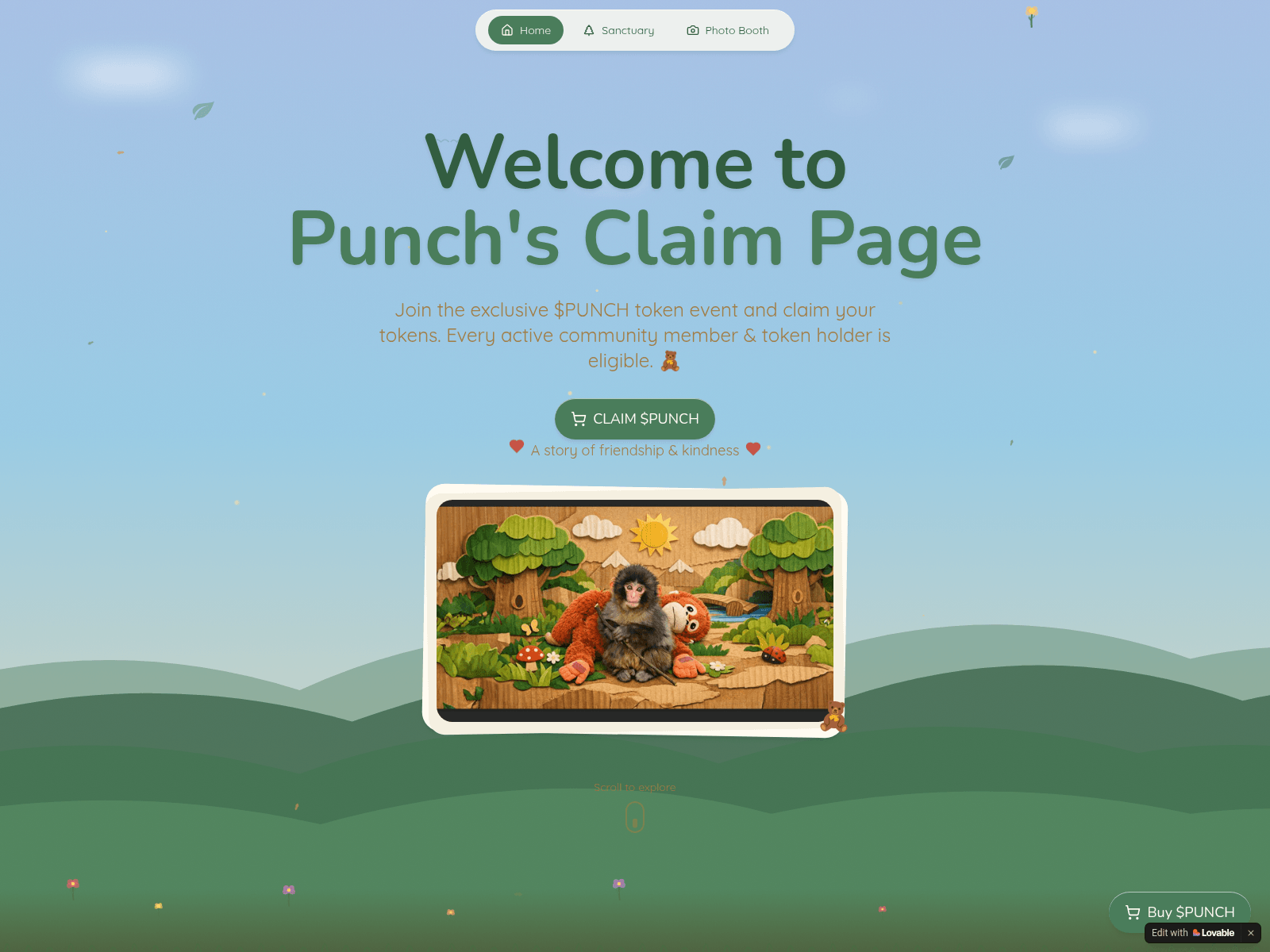 Screenshot of punchonsoi.fun