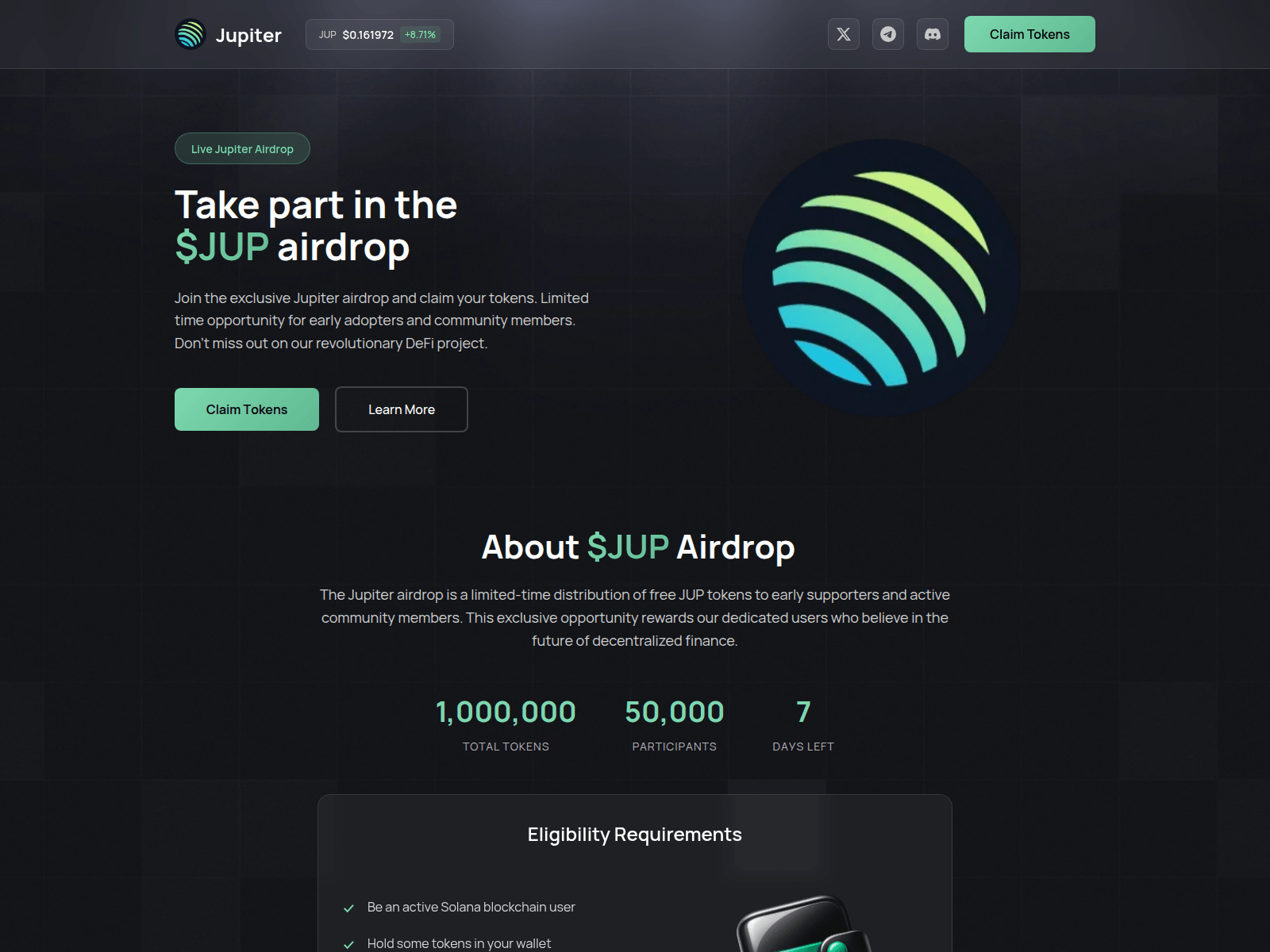 Screenshot of register-jup.fun