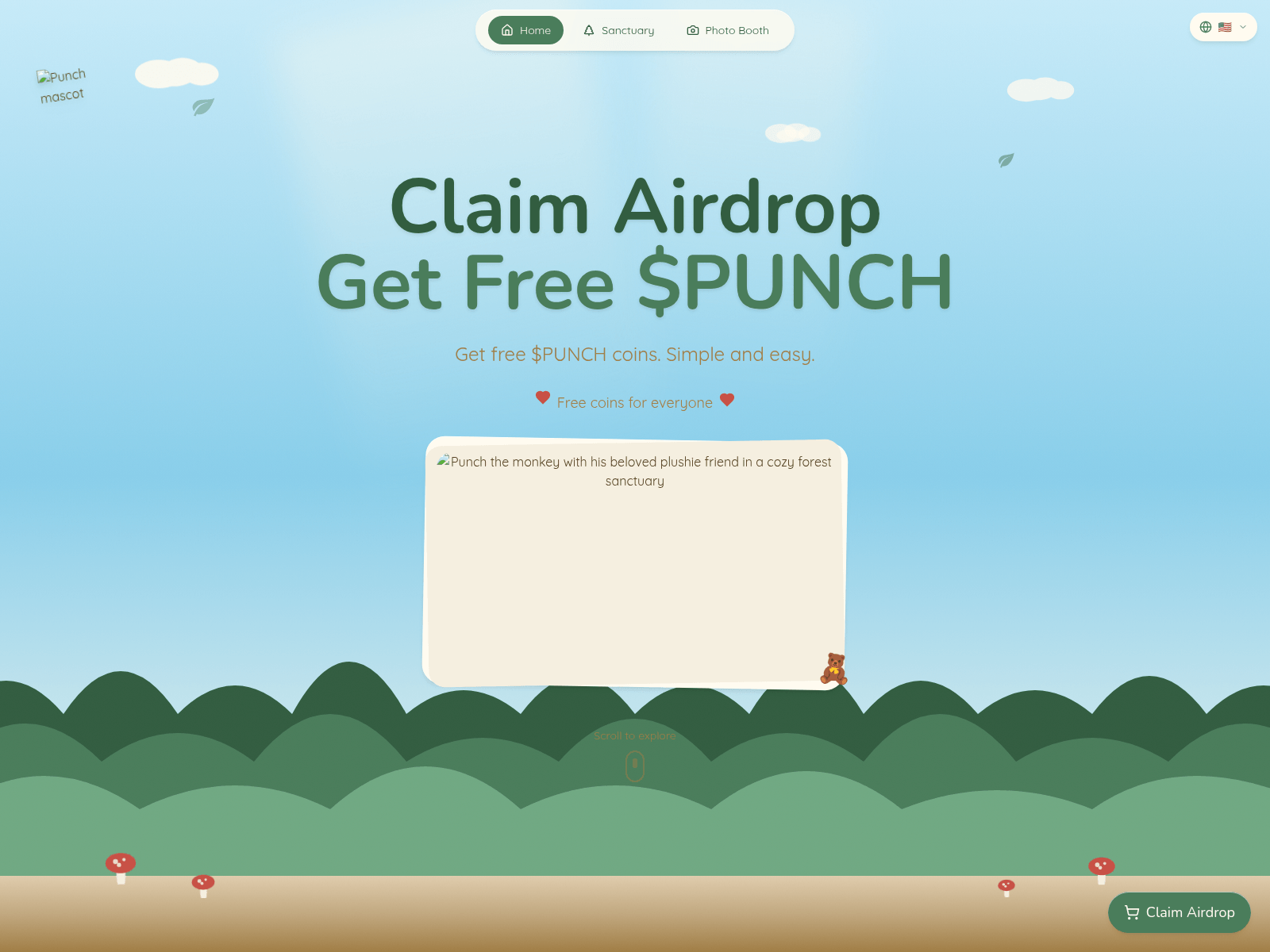 Screenshot of claim-punch.com