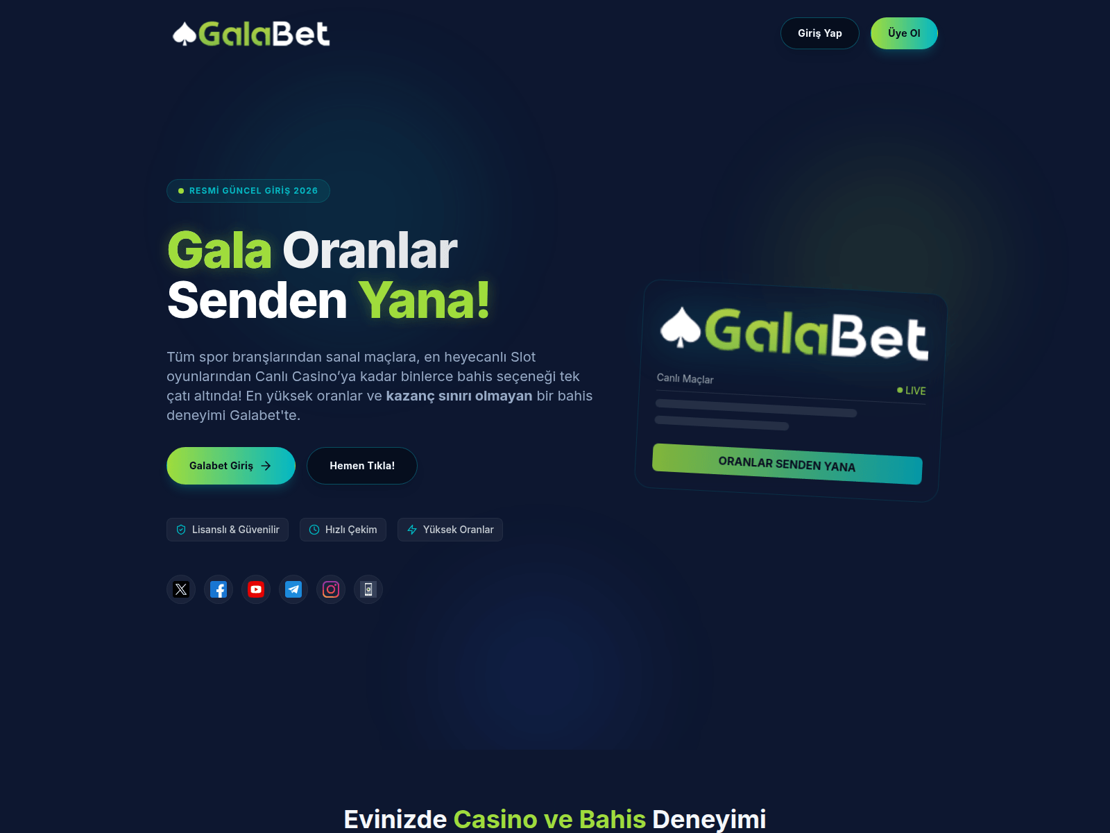 Screenshot of galabet.win-turkey.vip