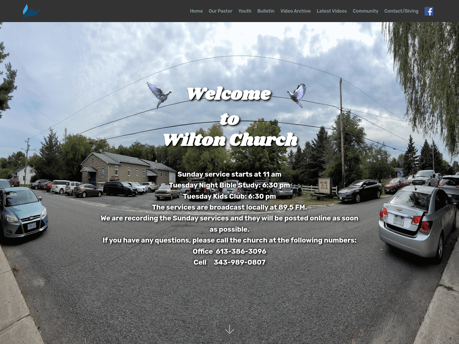 Screenshot of wiltonchurch.ca