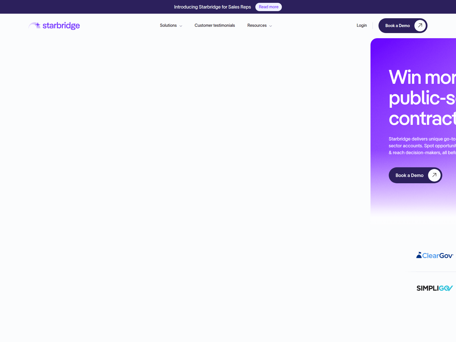 Screenshot of usestarbridg.to