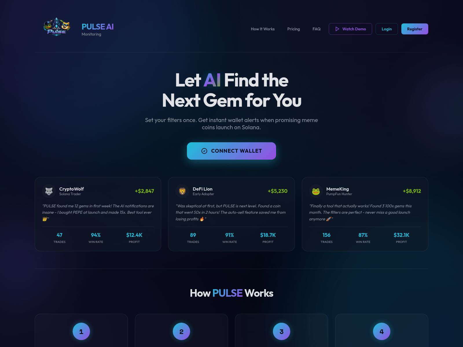 Screenshot of pulsesol.info