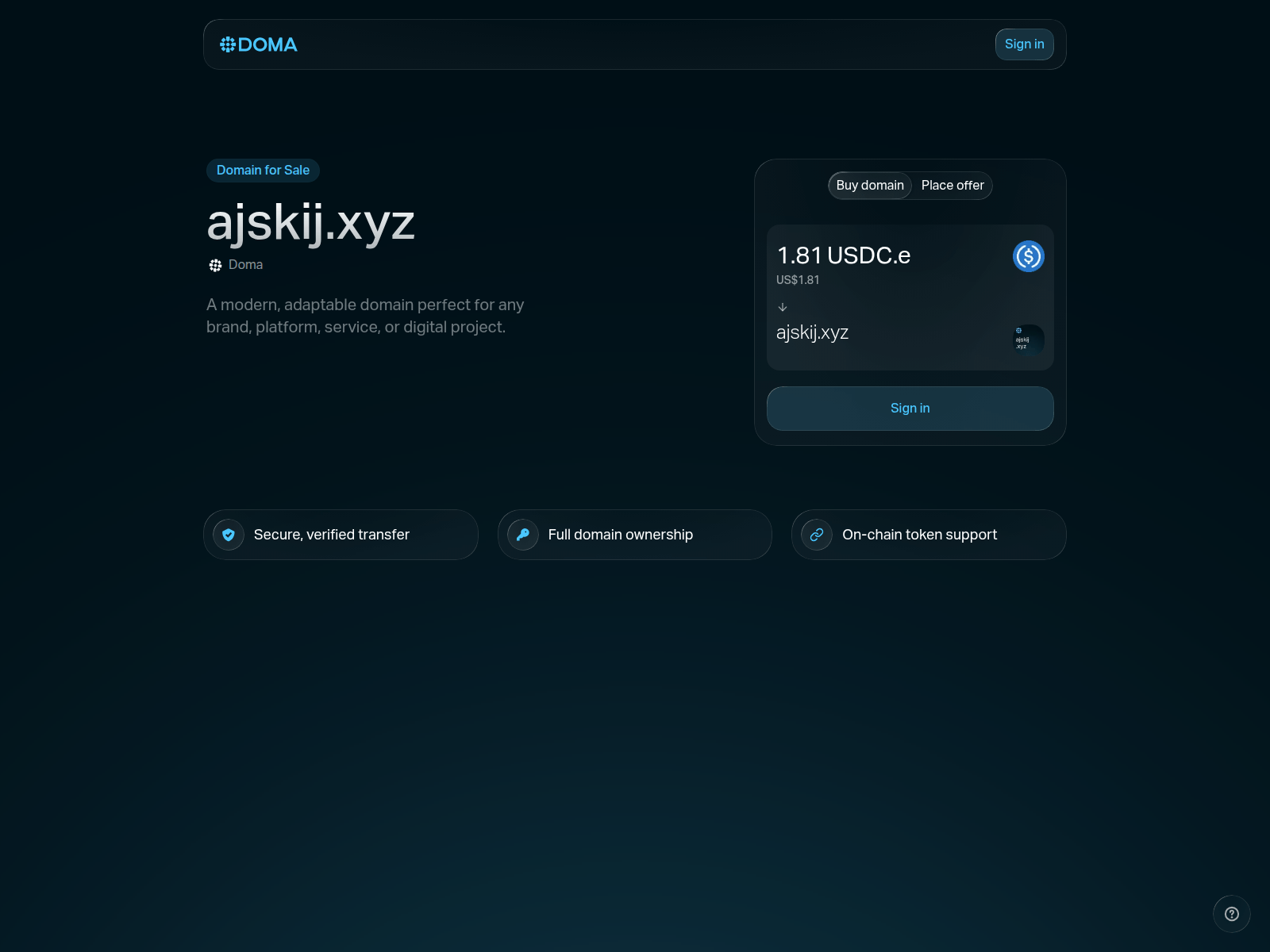 Screenshot of ajskij.xyz