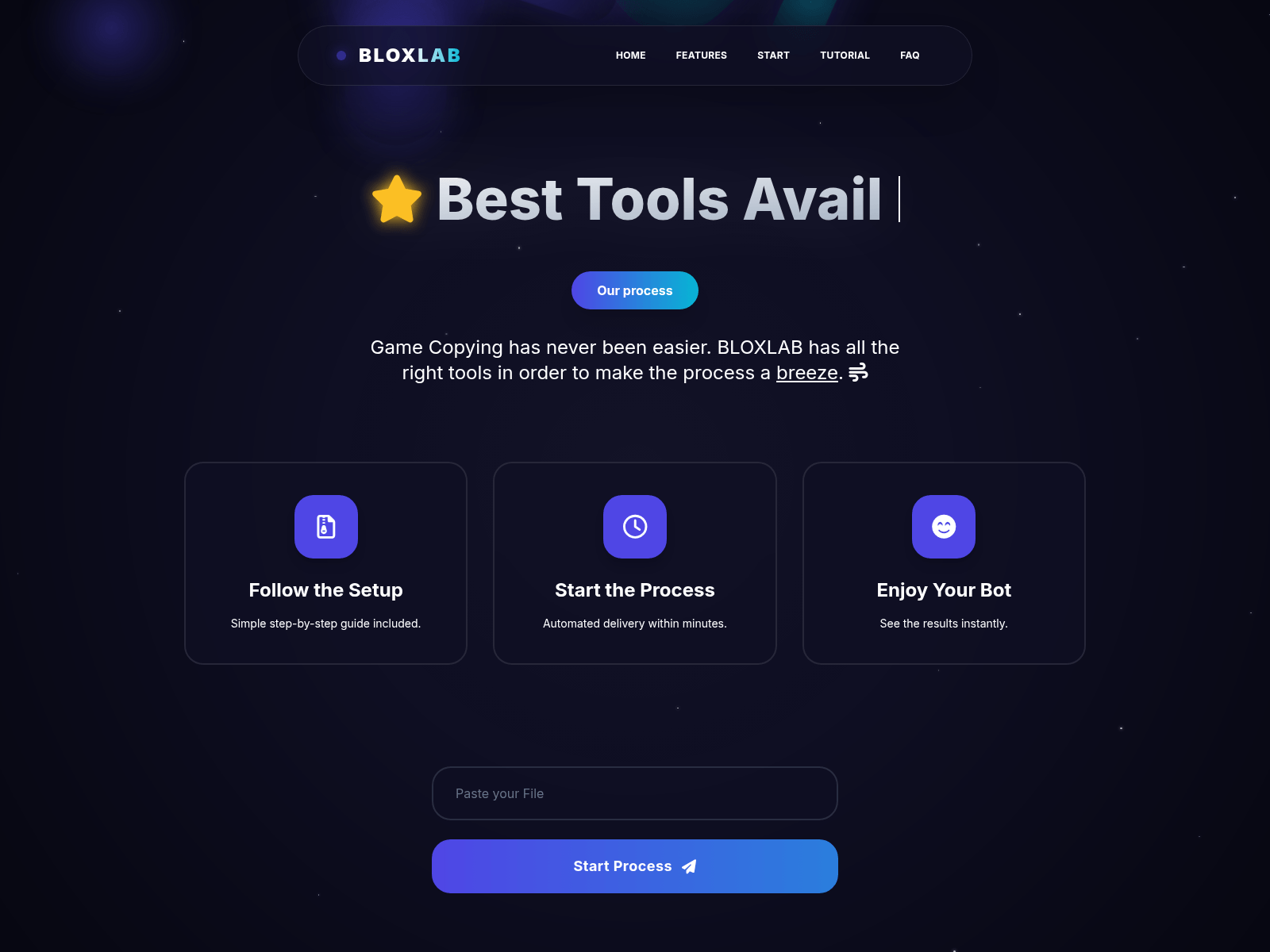 Screenshot of bloxlab.st