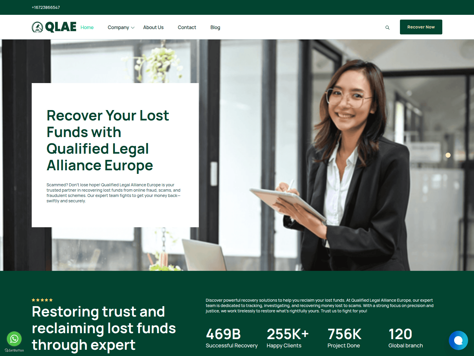 Screenshot of qlaeinc.com