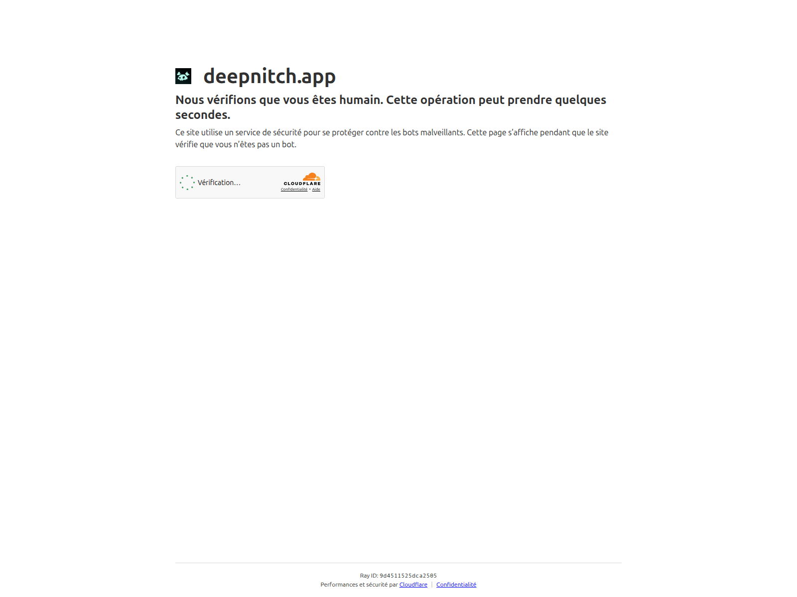 Screenshot of deepnitch.app