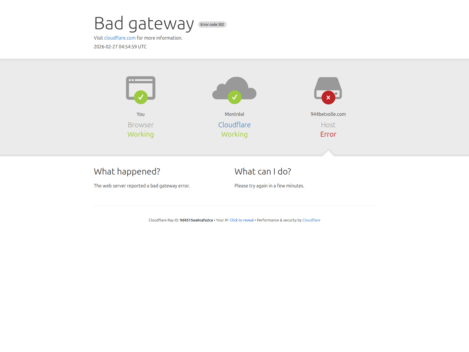 Screenshot of 944betvolle.com