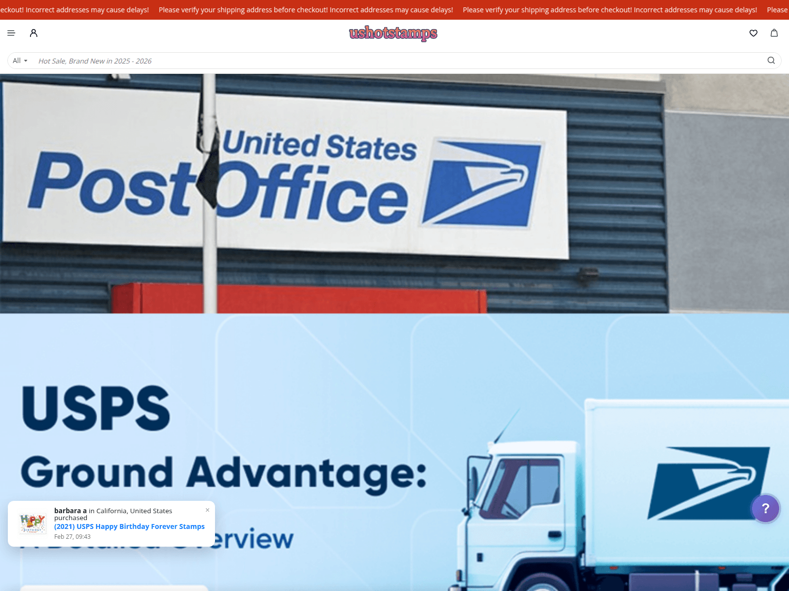 Screenshot of stampsoffers.com