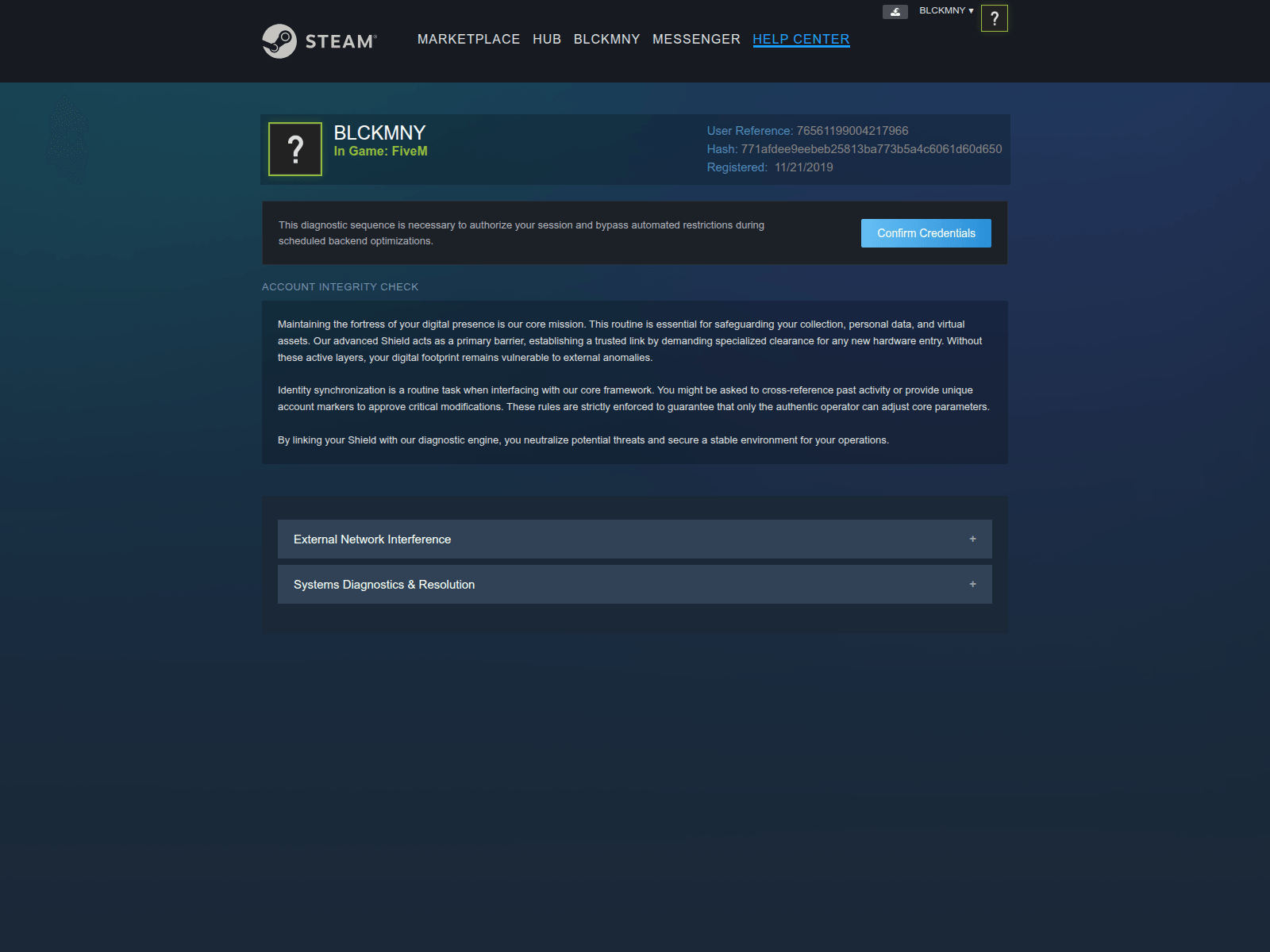 Screenshot of help.verificationvalveip.com