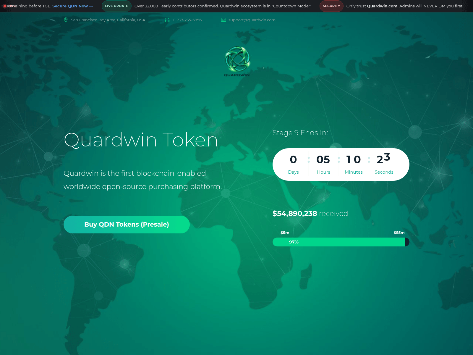 Screenshot of quardwin.com