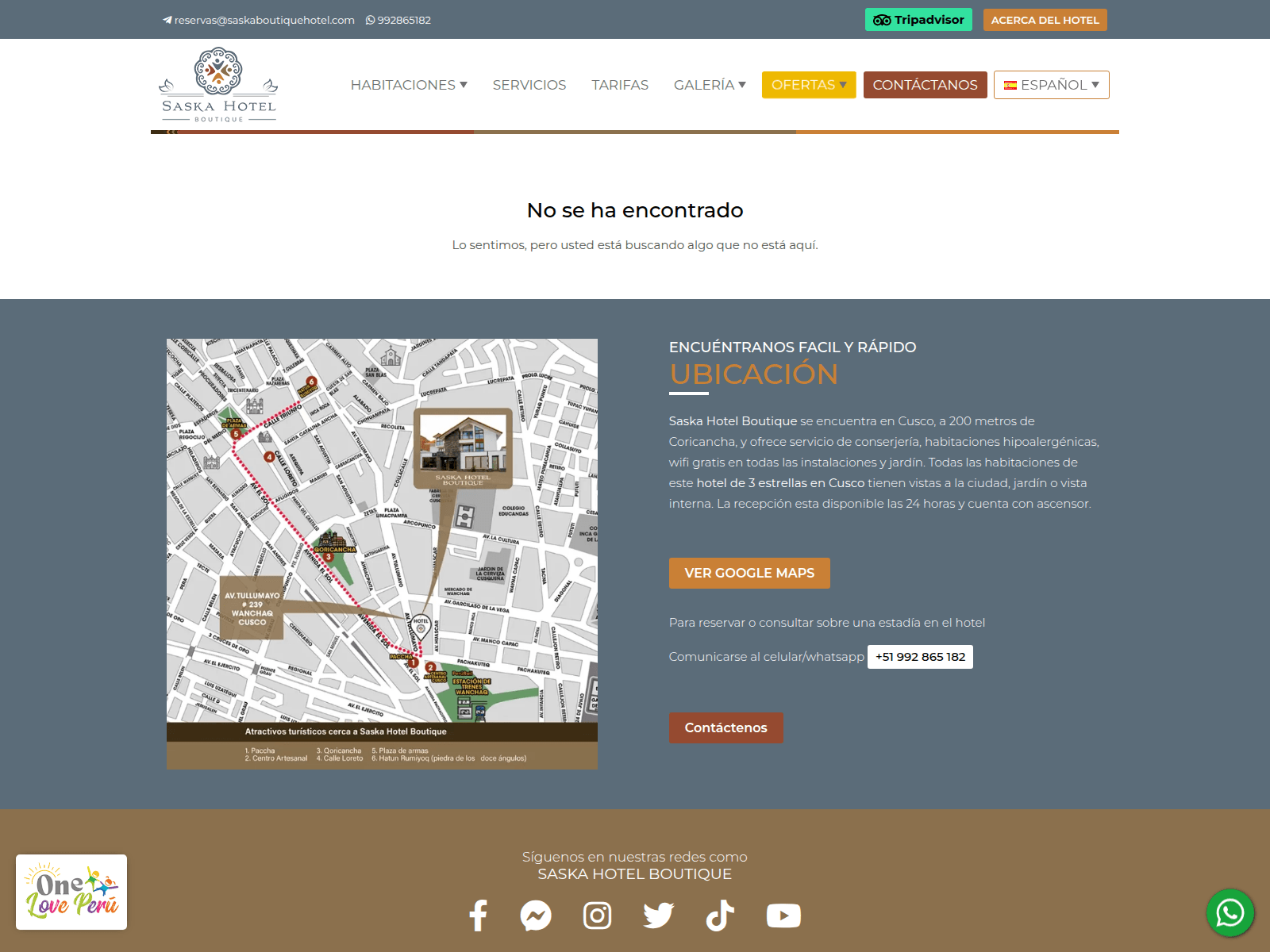 Screenshot of saskaboutiquehotel.com