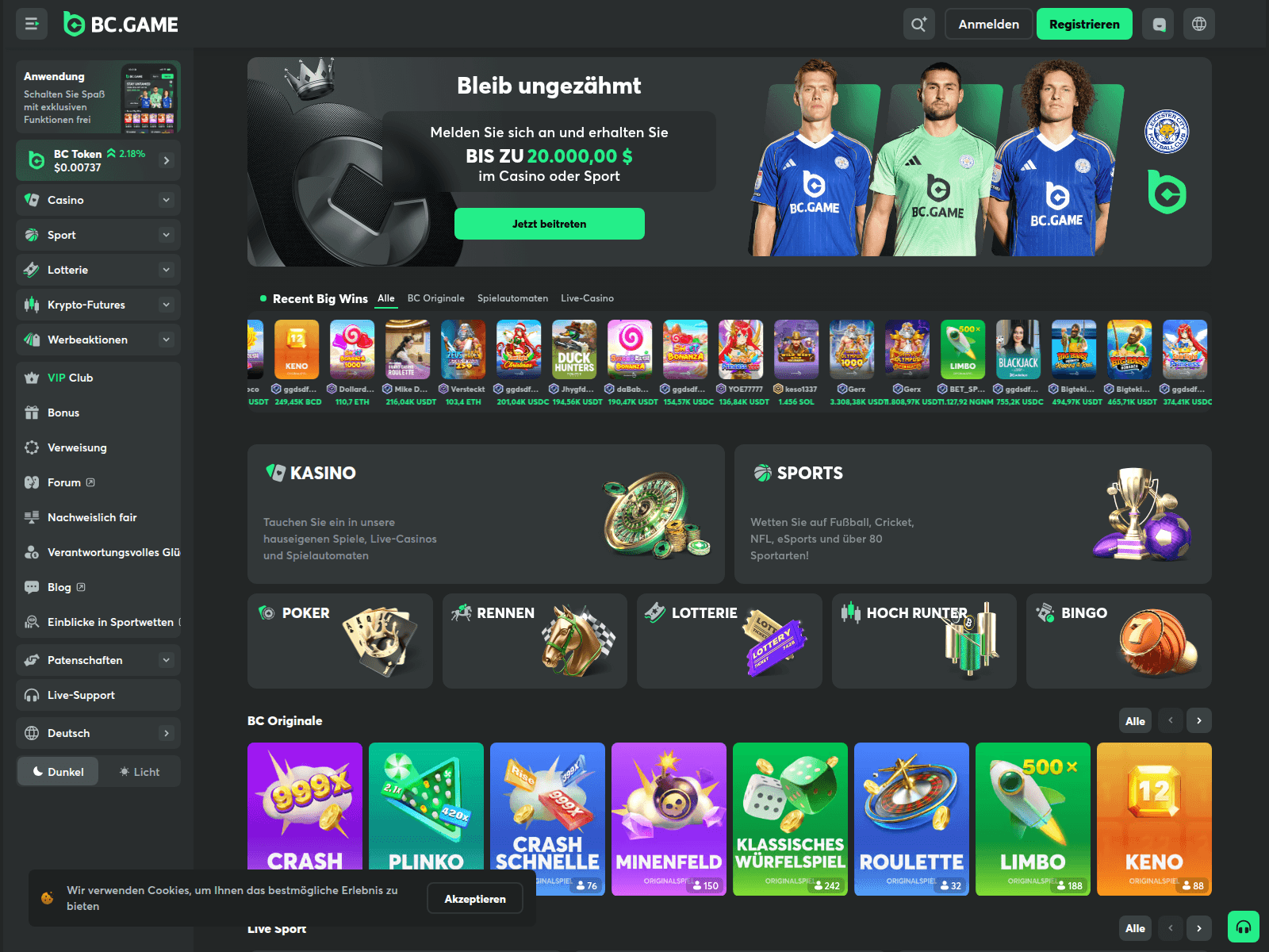 Screenshot of bcgamepwa3.com