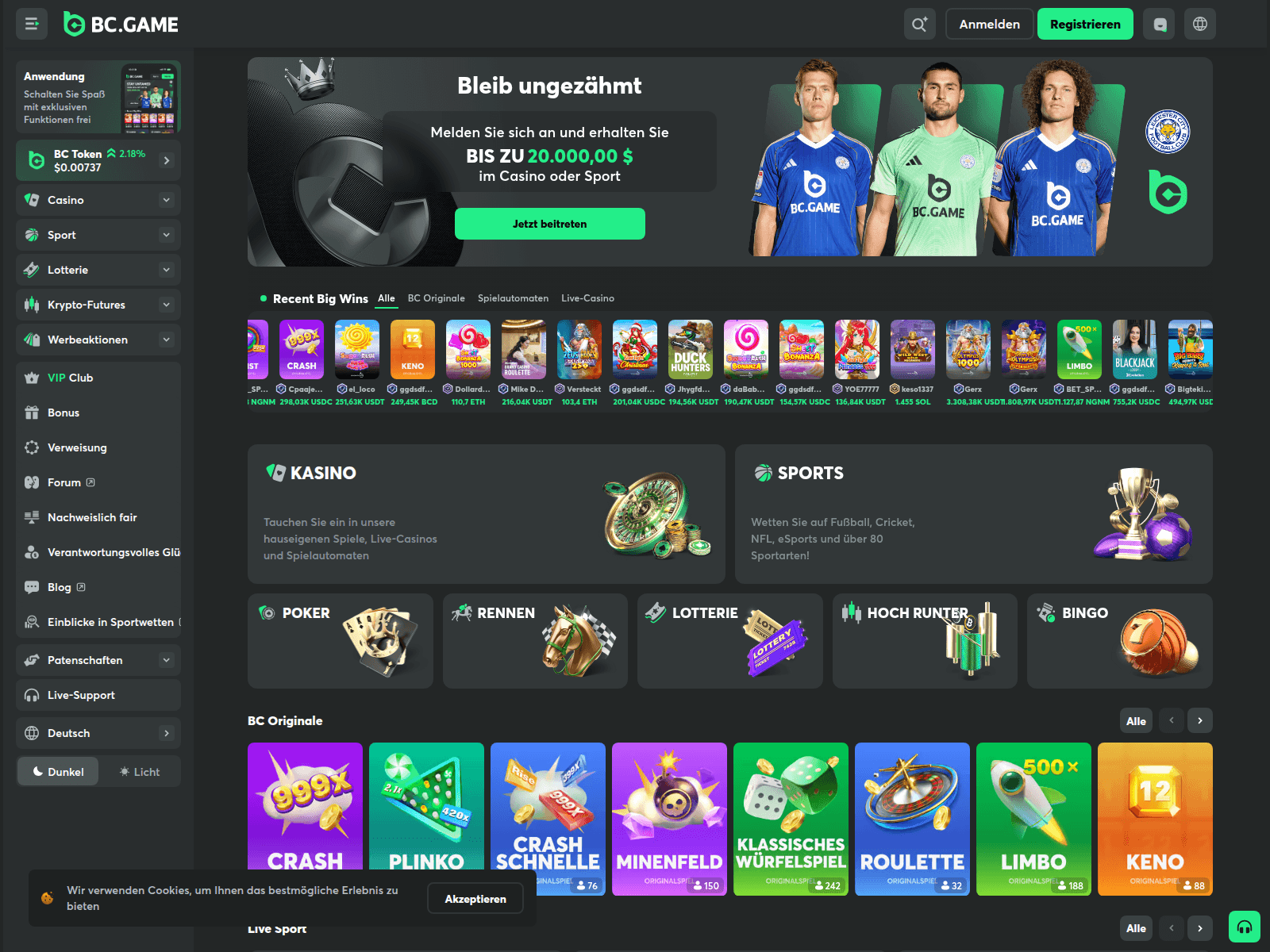 Screenshot of bcgameru1.com
