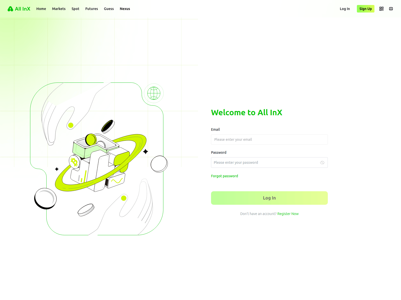 Screenshot of allinx-login.at