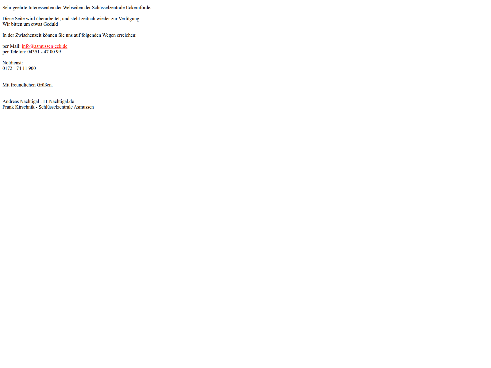 Screenshot of ausgesperrt.de
