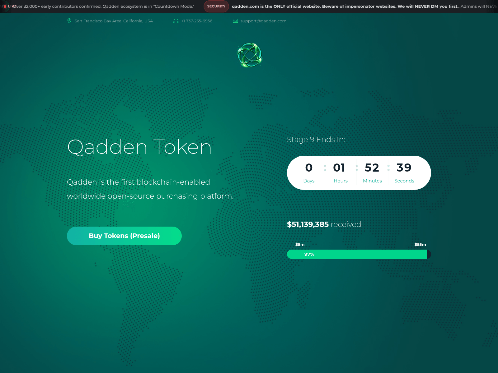 Screenshot of qadden.com