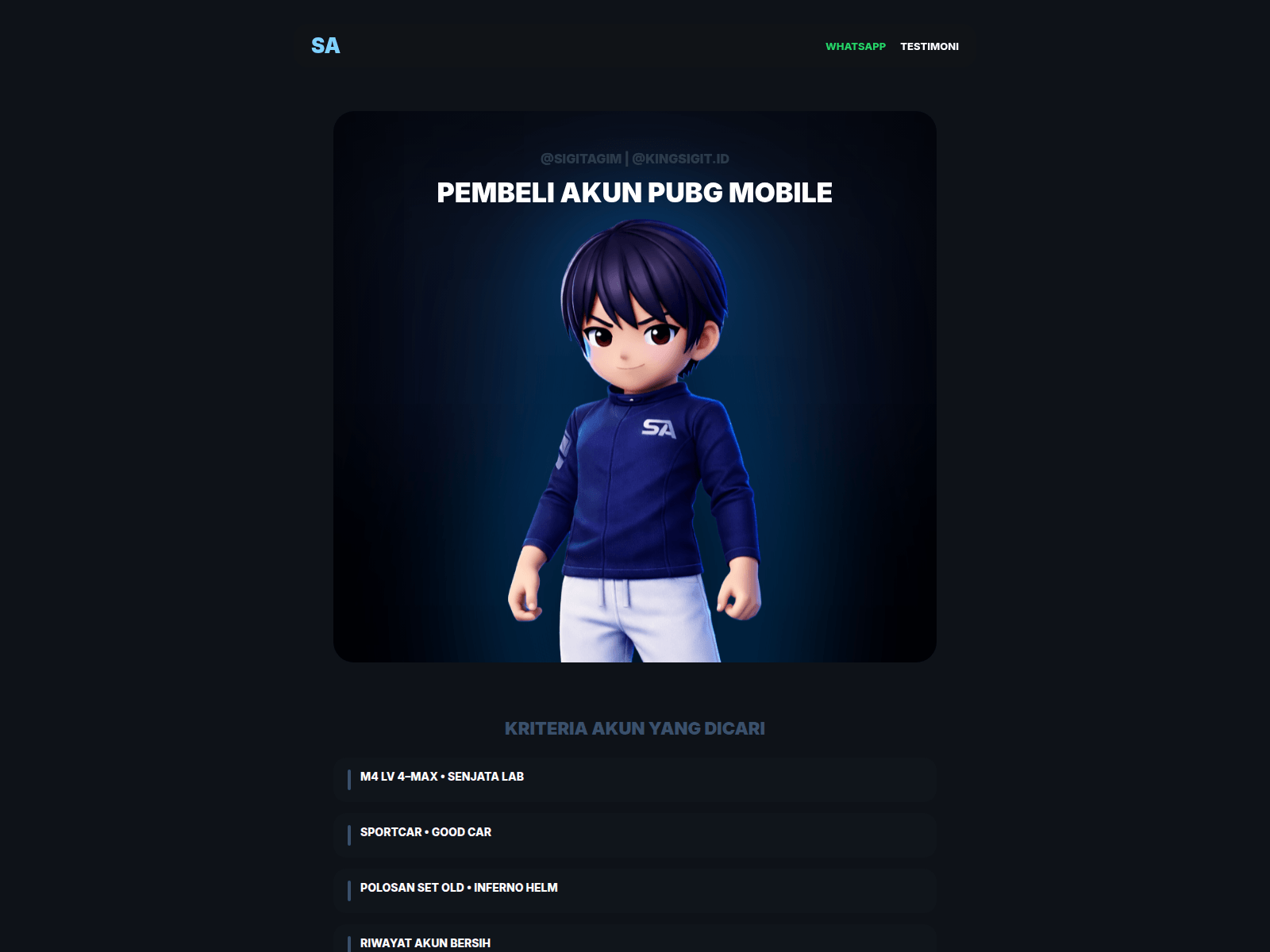 Screenshot of sigitagim.pro