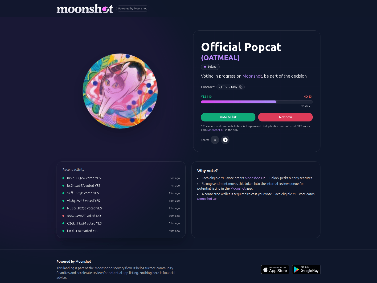 Screenshot of moonvotenew.fun