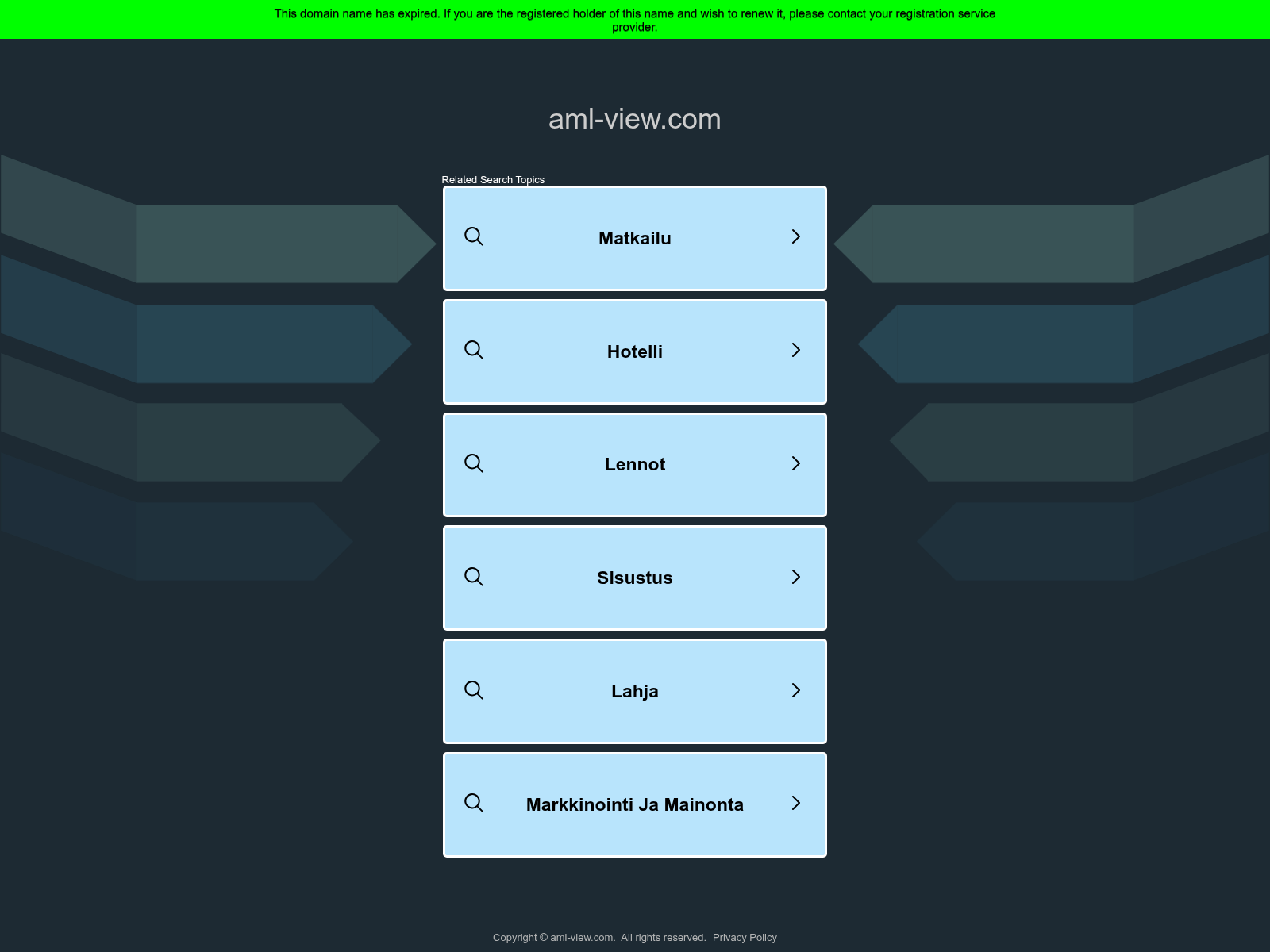 Screenshot of aml-view.com