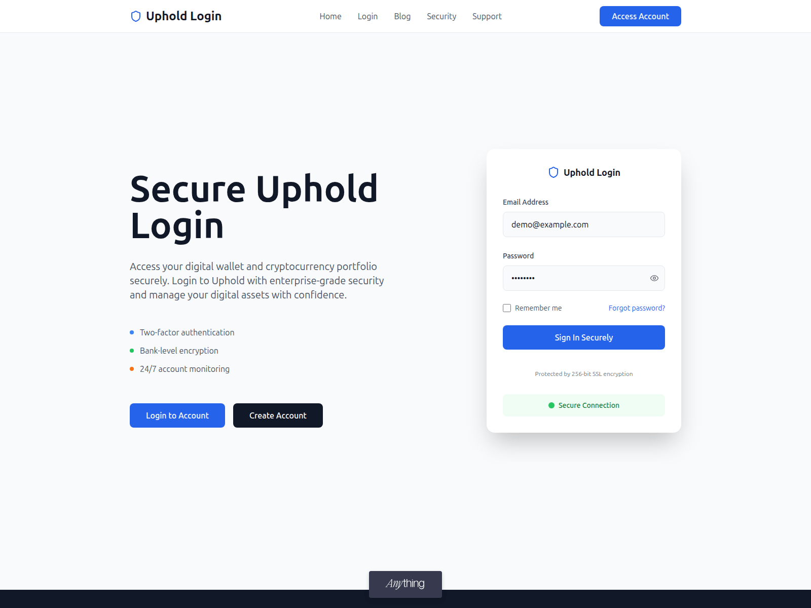 Screenshot of web-uphild.created.app